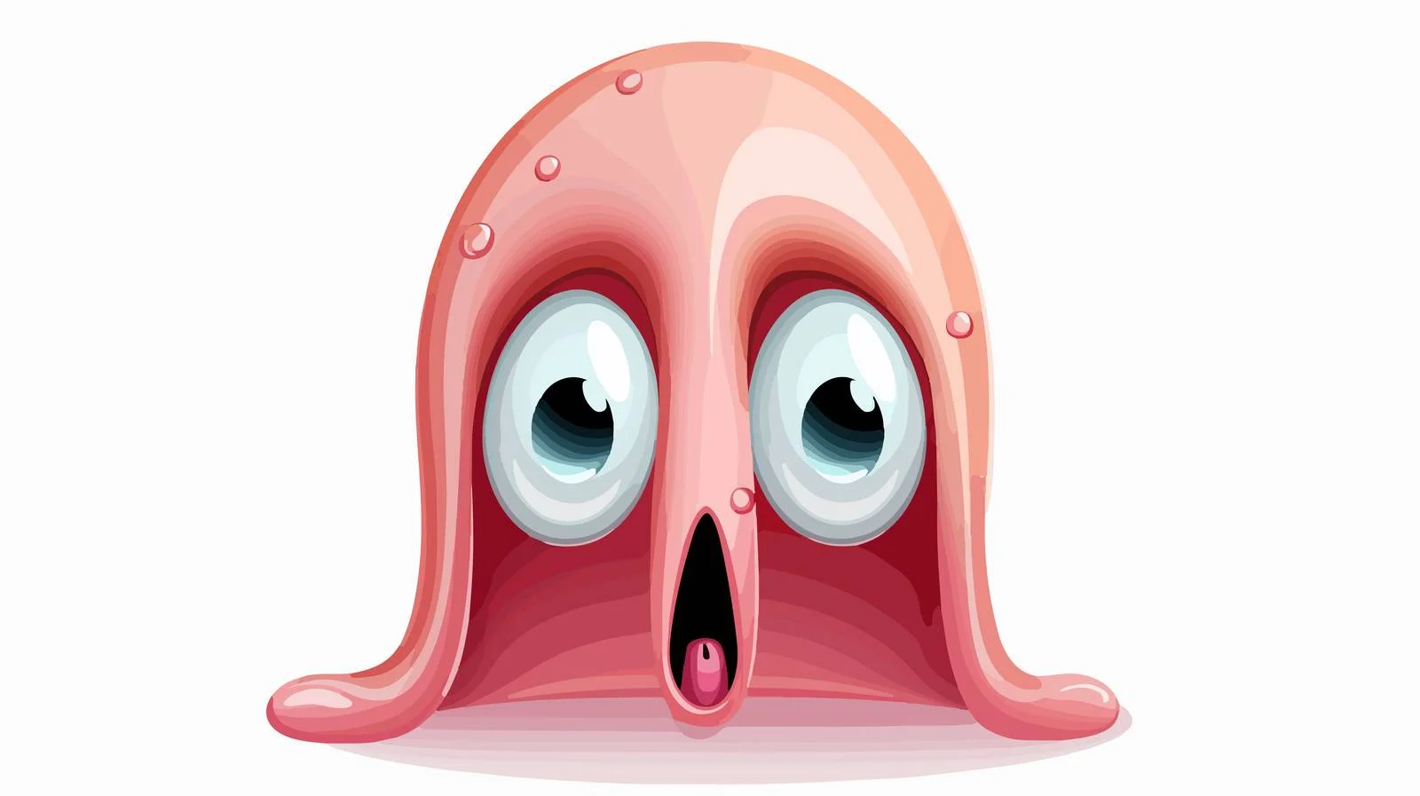 Sad Uterus Cartoon Vector Illustration — free download from Dotvec