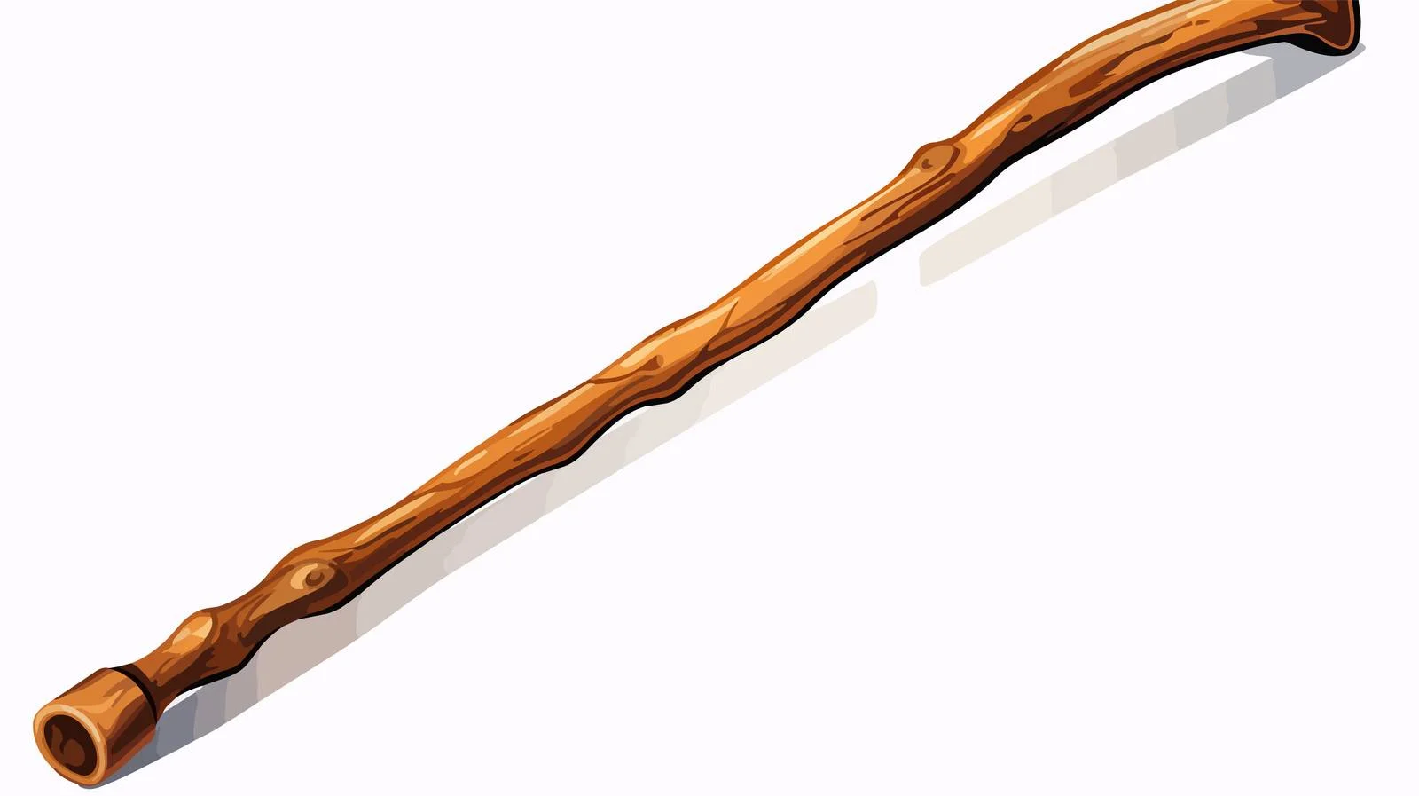 Illustration of Cartoon Walking Stick Character — free download from Dotvec