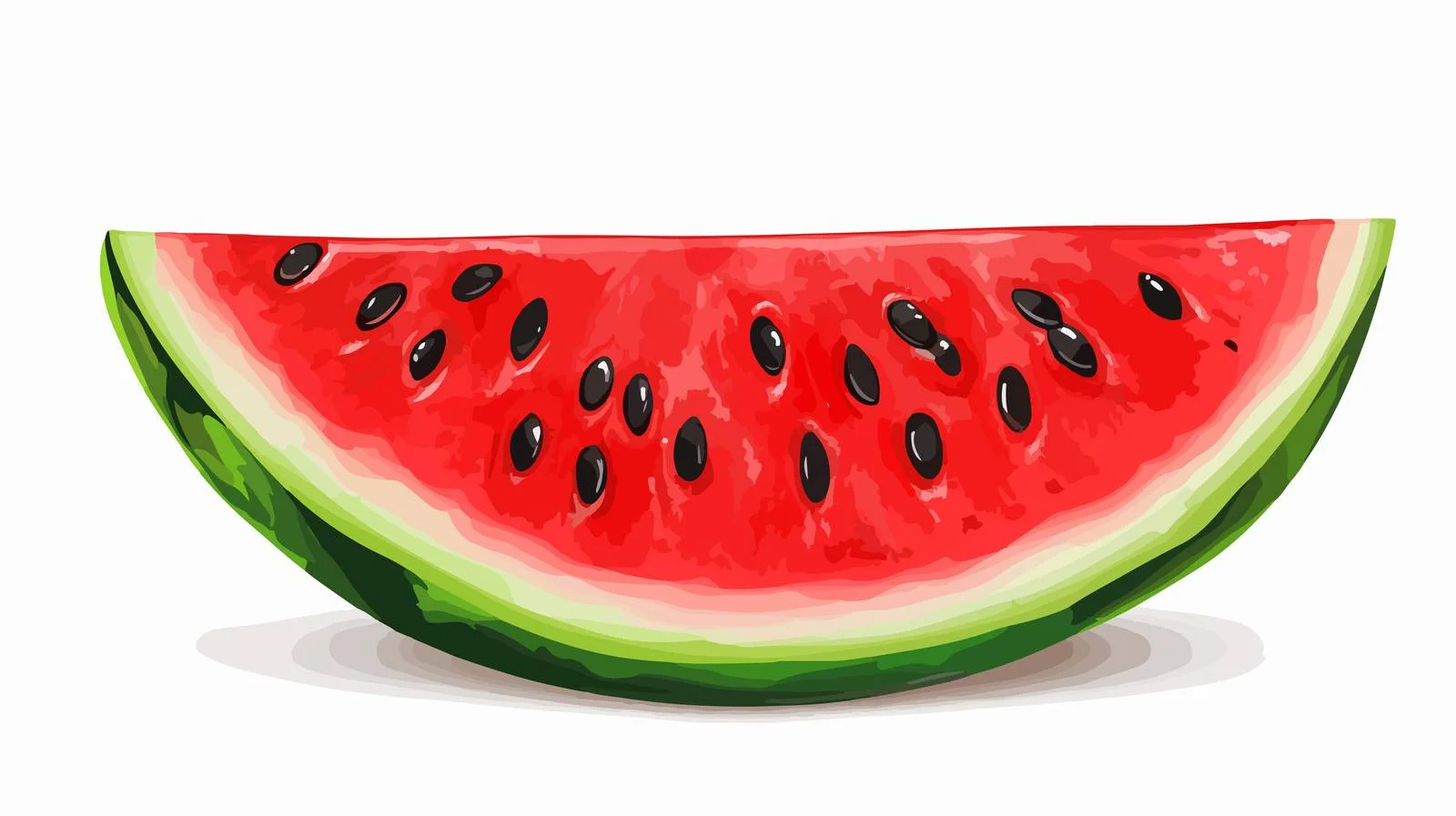 Watermelon Slice Stock Vector Illustration — free download from Dotvec