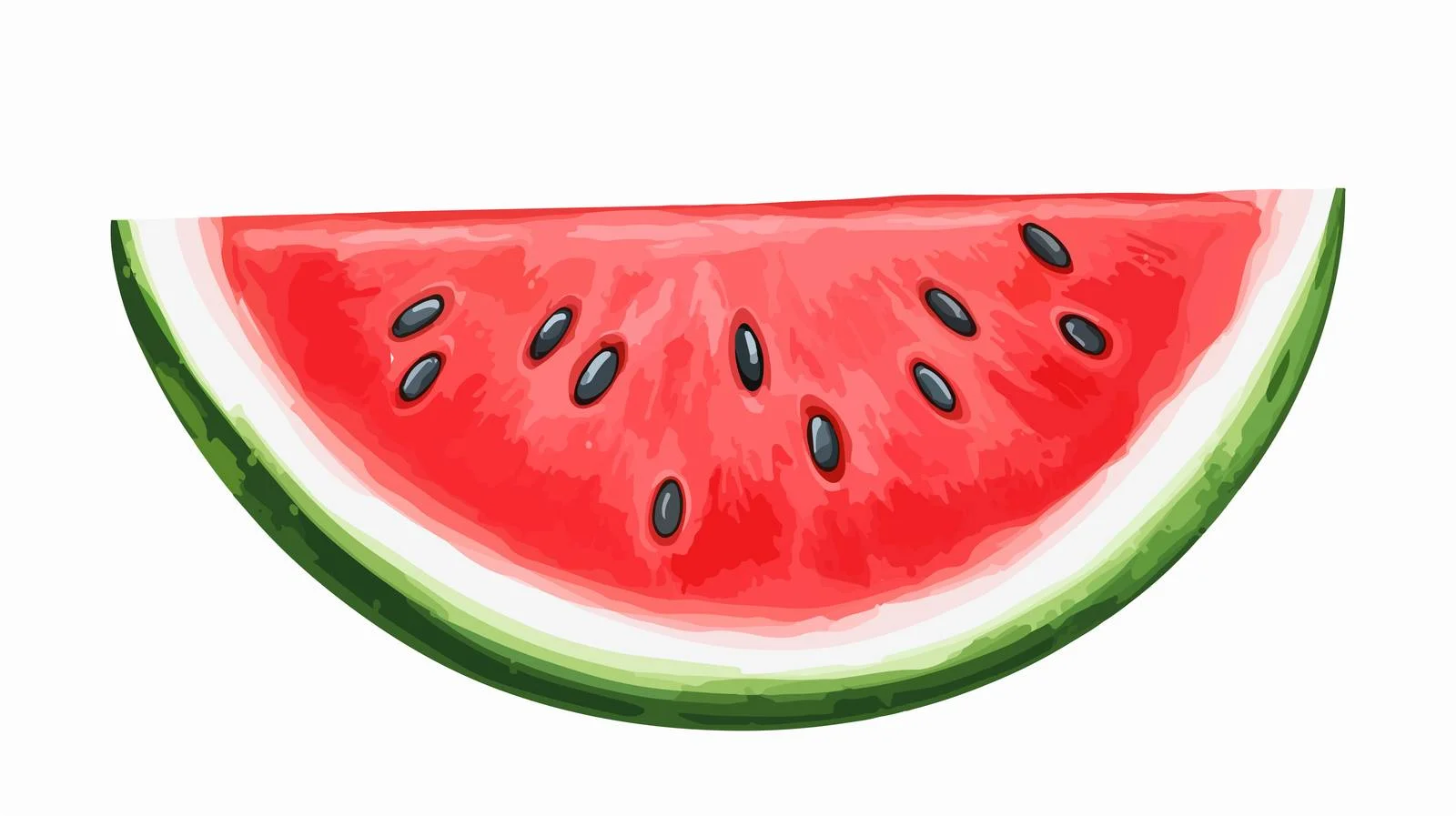 Cartoon Watermelon Slice Stock Vector — free download from Dotvec