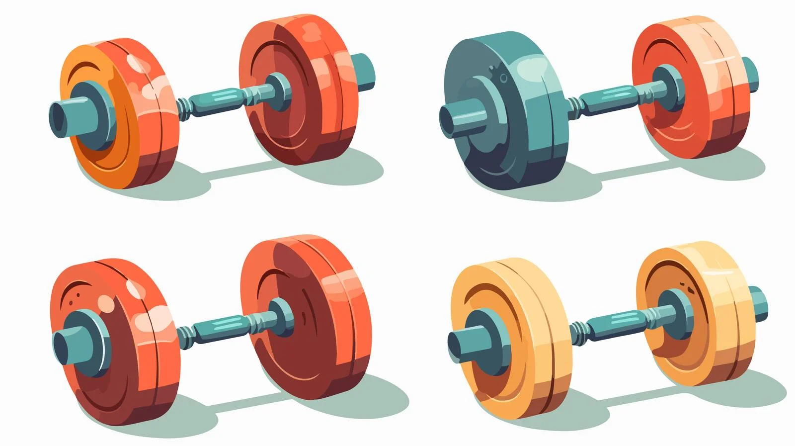 Illustration of Cartoon Weights — free download from Dotvec