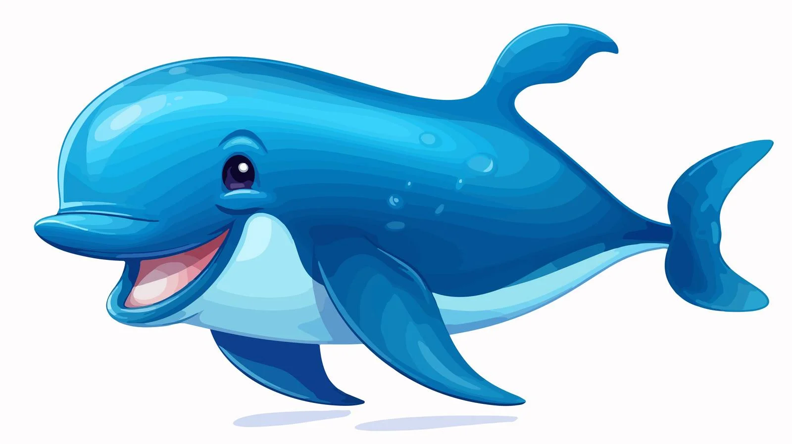 Whale with Thought Bubble Cartoon Vector — free download from Dotvec