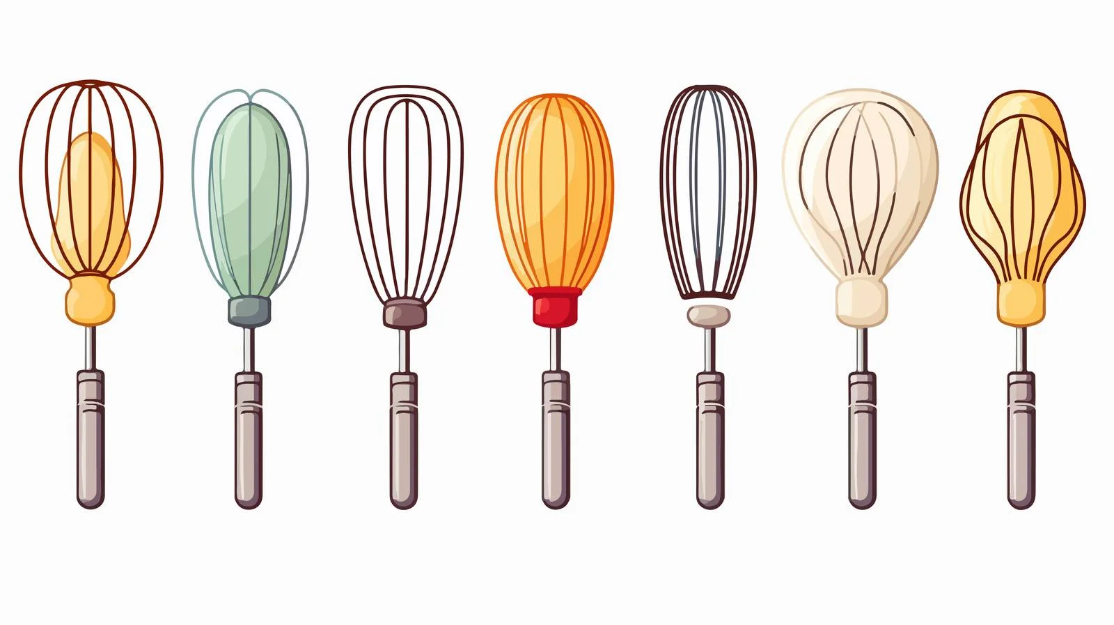 Cute Whisk Cartoon Vector Illustration — free download from Dotvec