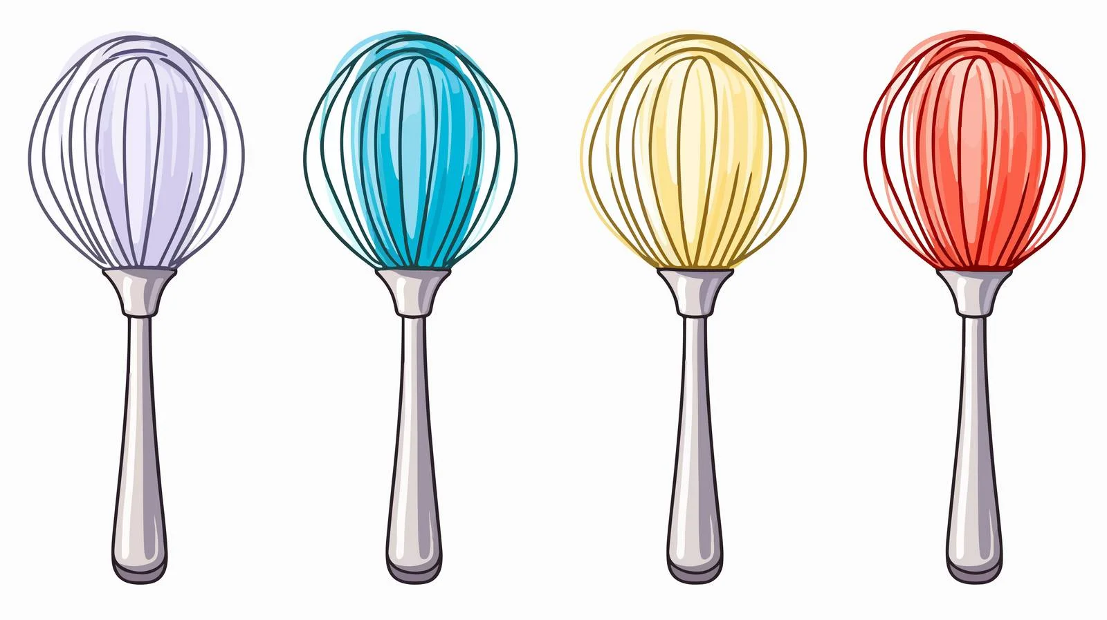 Cartoon Whisk Stock Vector Illustration — free download from Dotvec