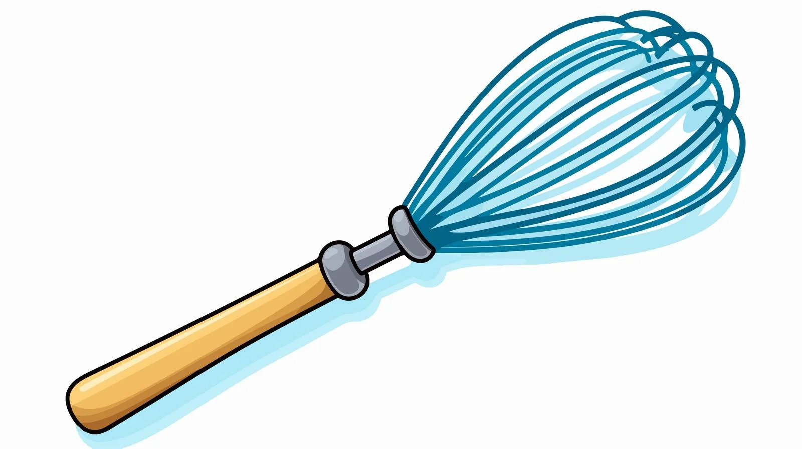 Cartoon Whisk Stock Vector Illustration — free download from Dotvec