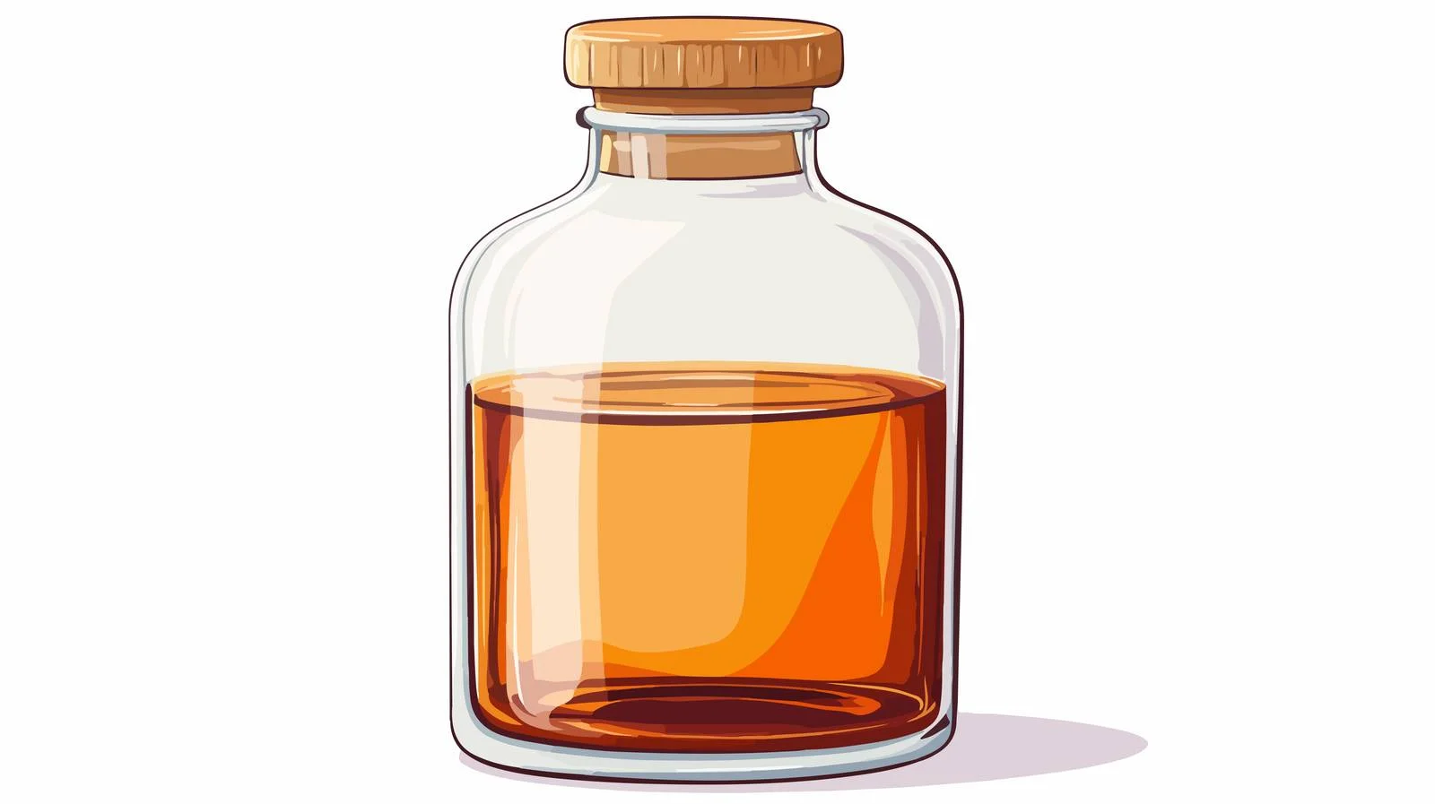Cartoon Whisky Jar Illustration — free download from Dotvec