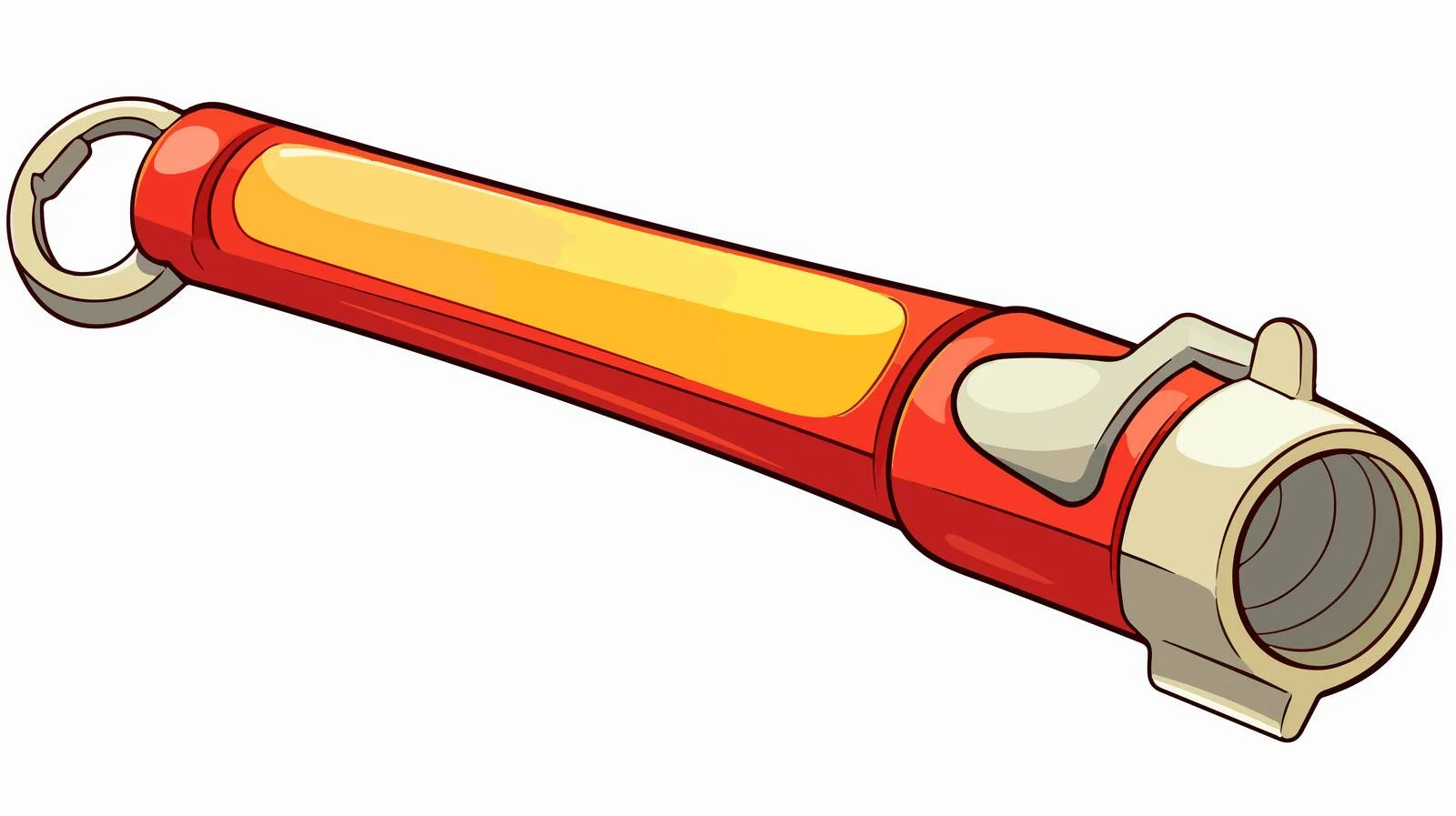 Cartoon Whistle Vector Illustration — free download from Dotvec