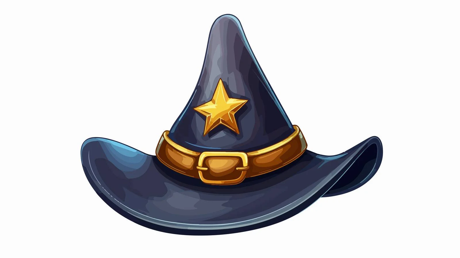 Magical Wizard Hat Cartoon Vector Illustration — free download from Dotvec