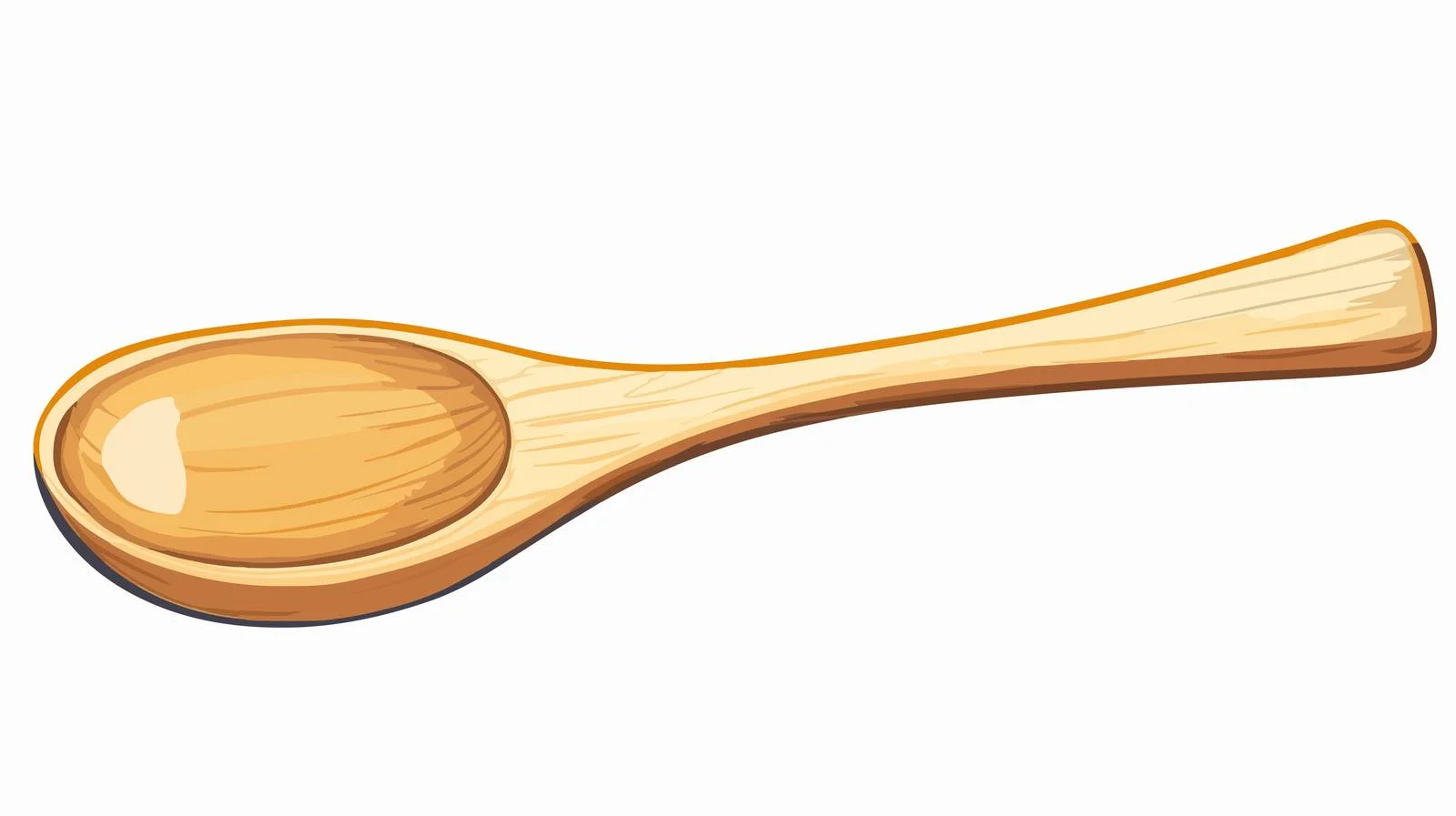 Cartoon Wooden Spoon Vector Illustration — free download from Dotvec