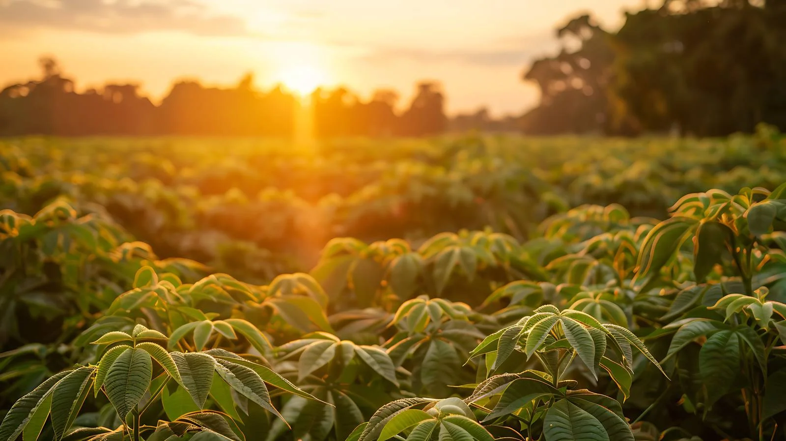 Ripe Cassava Fields Await Harvesting — free download from Dotvec