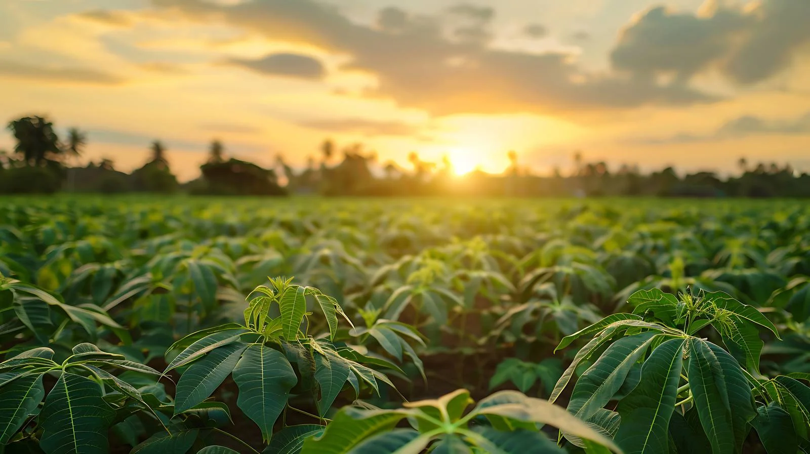 Cassava Fields Ready for Harvesting — free download from Dotvec