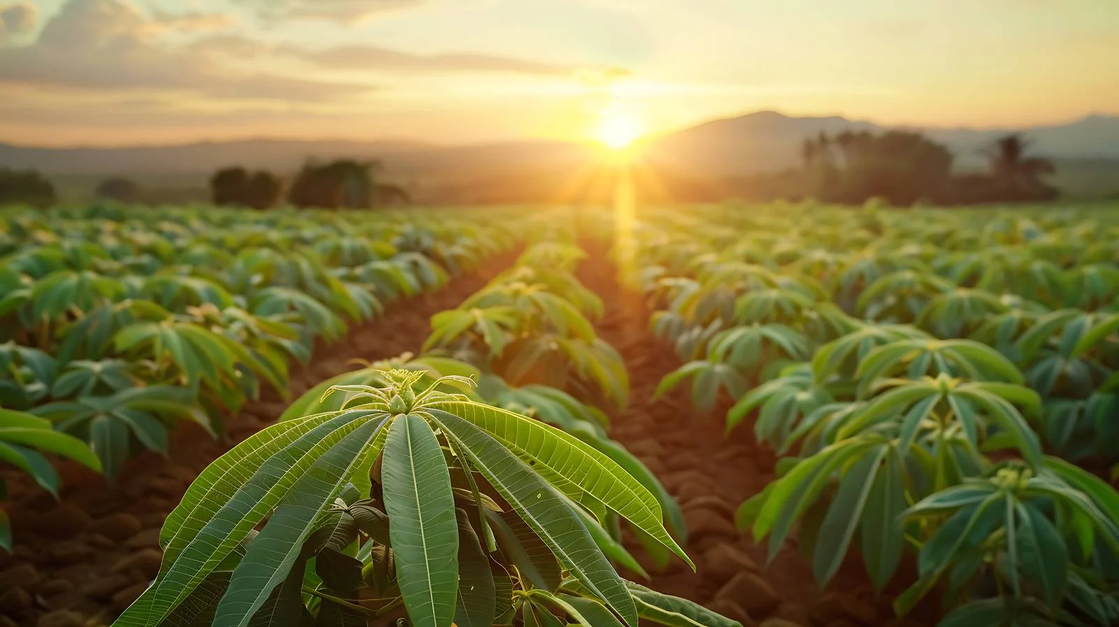 Cassava Fields Ready for Harvesting — free download from Dotvec
