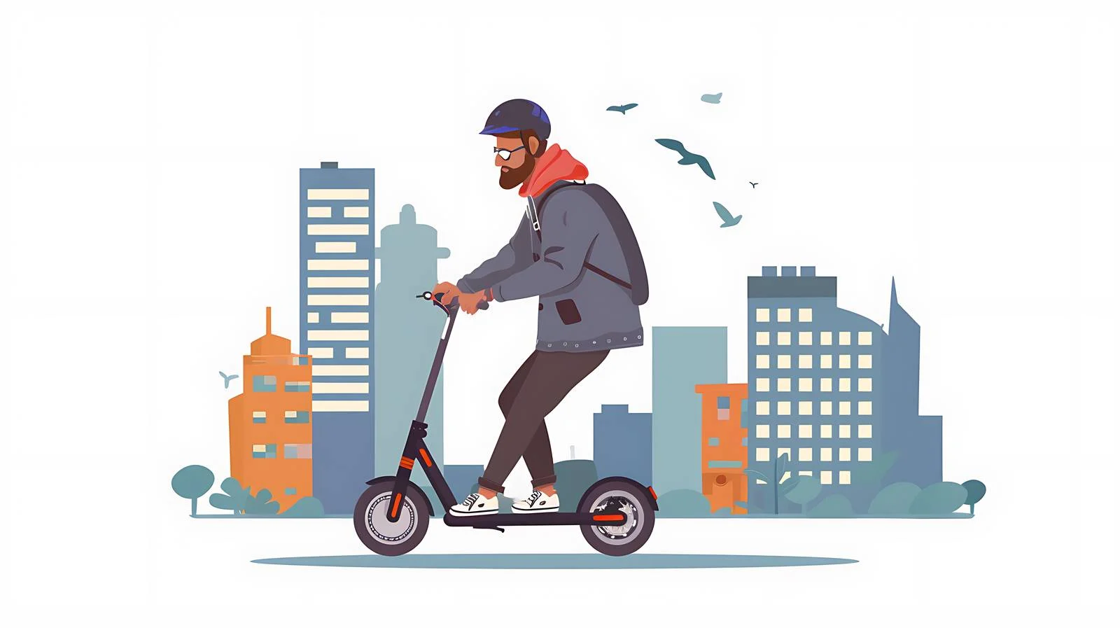 Urban E-Scooter Commuter — free download from Dotvec