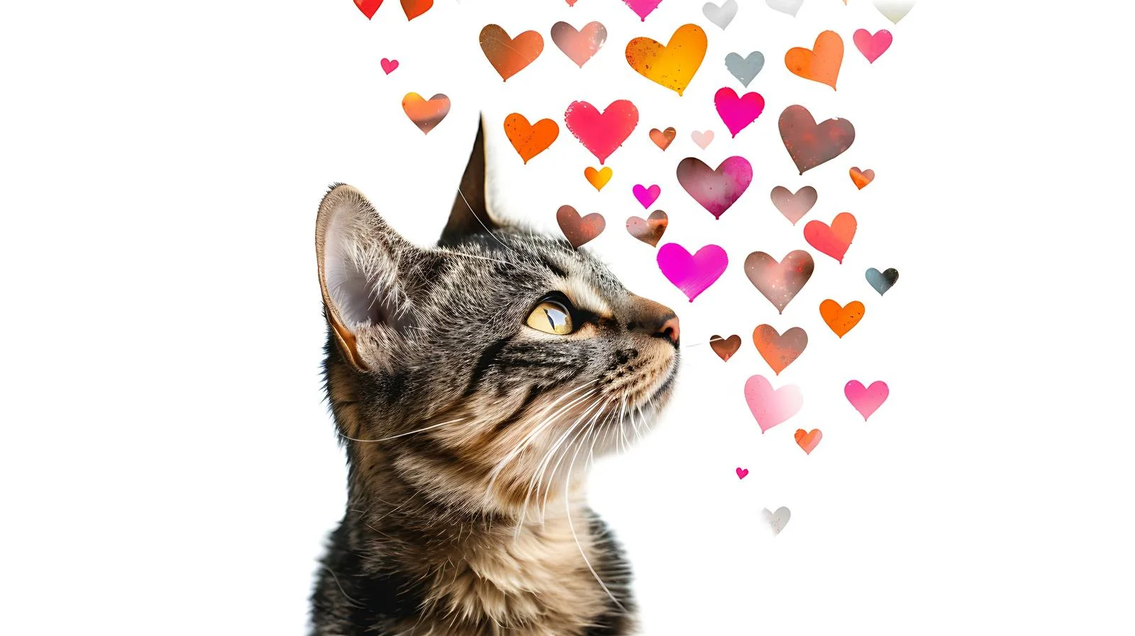 Colorful Cat Head Collage Pop Art — free download from Dotvec