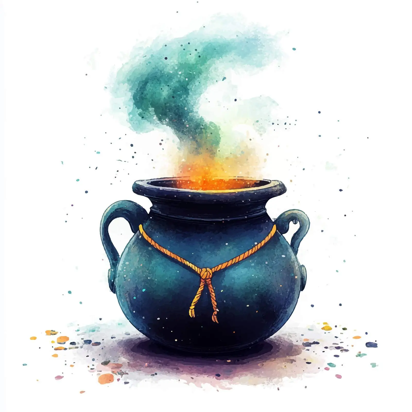 Magical Cauldron in Enchanted School — free download from Dotvec