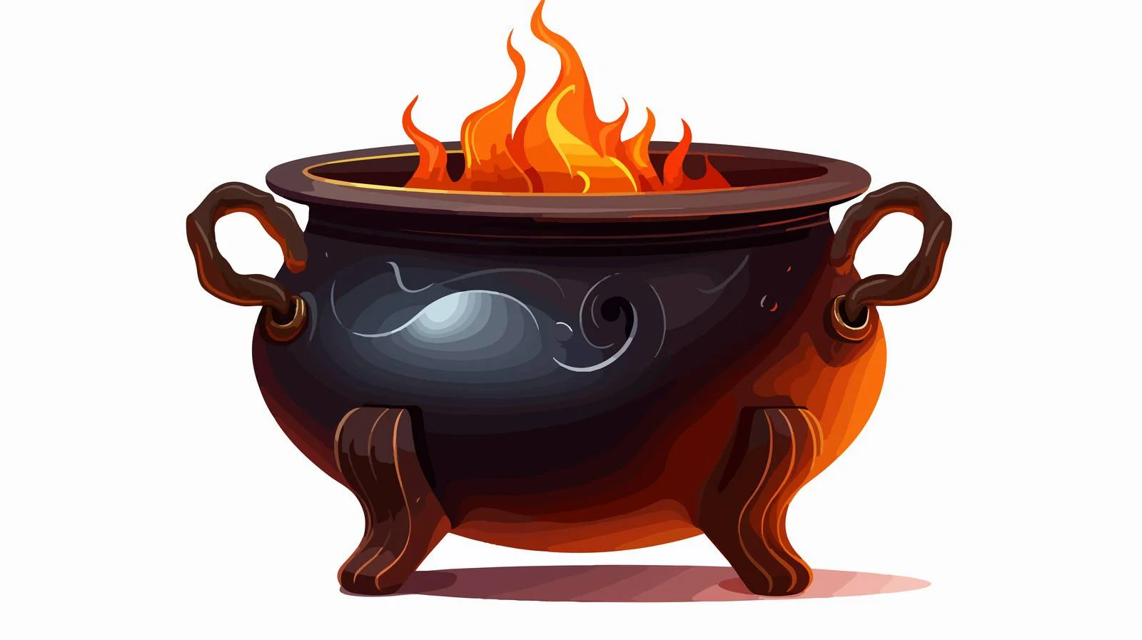 High-Quality Cartoon Cauldron — free download from Dotvec