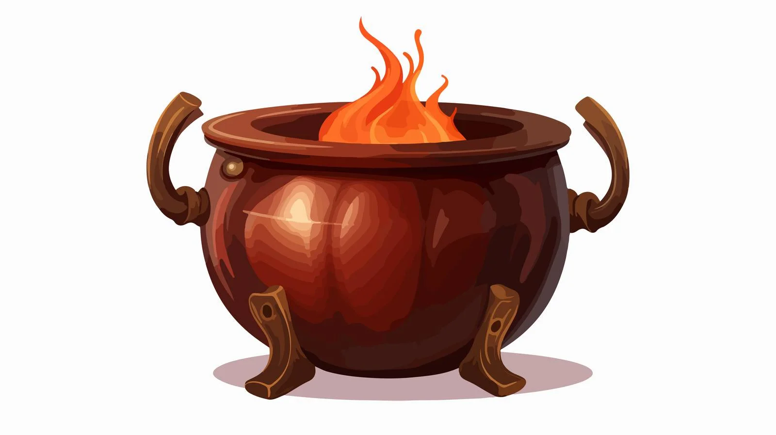 Premium Cartoon Cauldron Design — free download from Dotvec