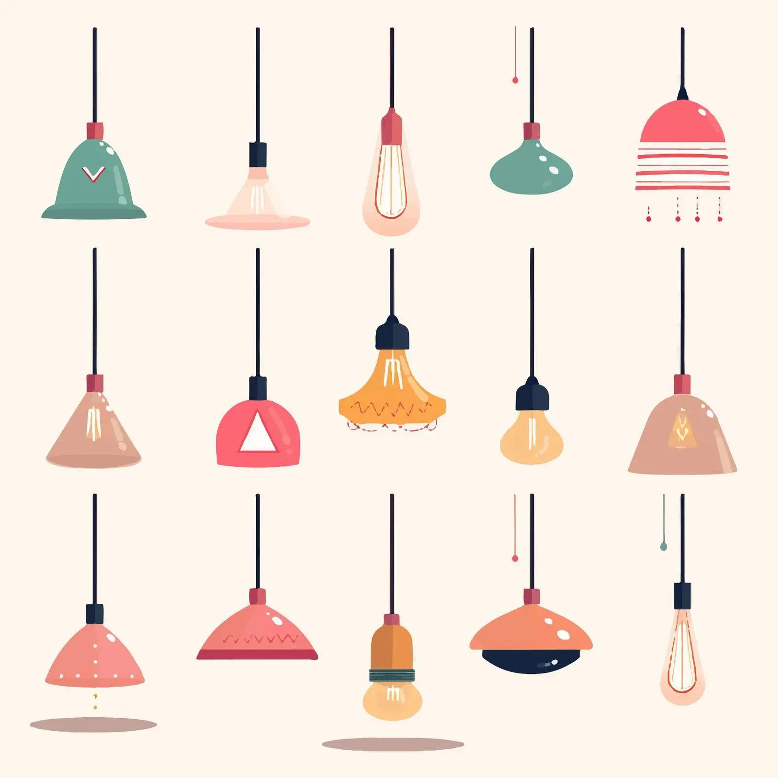 Stylish Ceiling Lamps Home Chandeliers Collection — free download from Dotvec