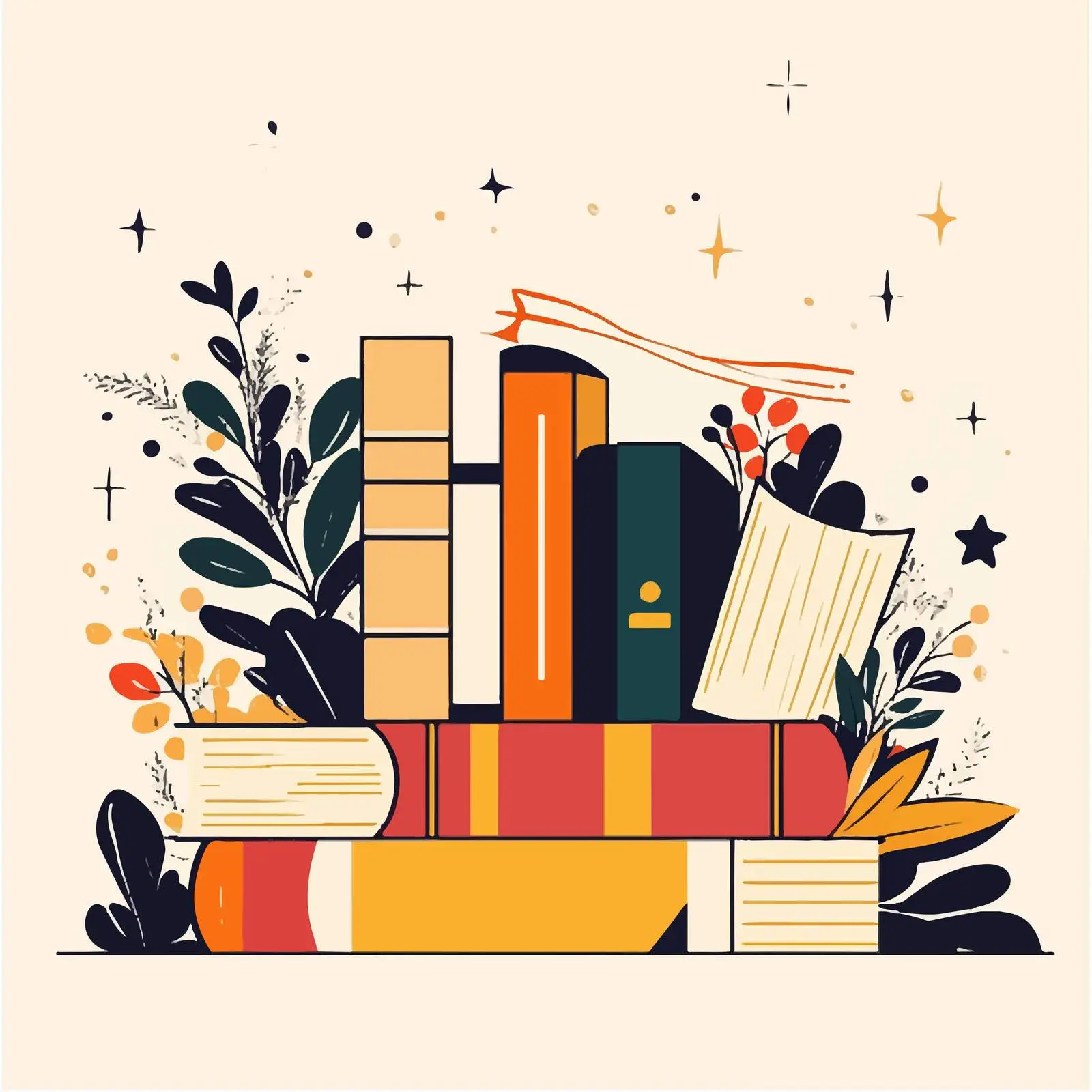 Teachers Day Celebration with Books — free download from Dotvec