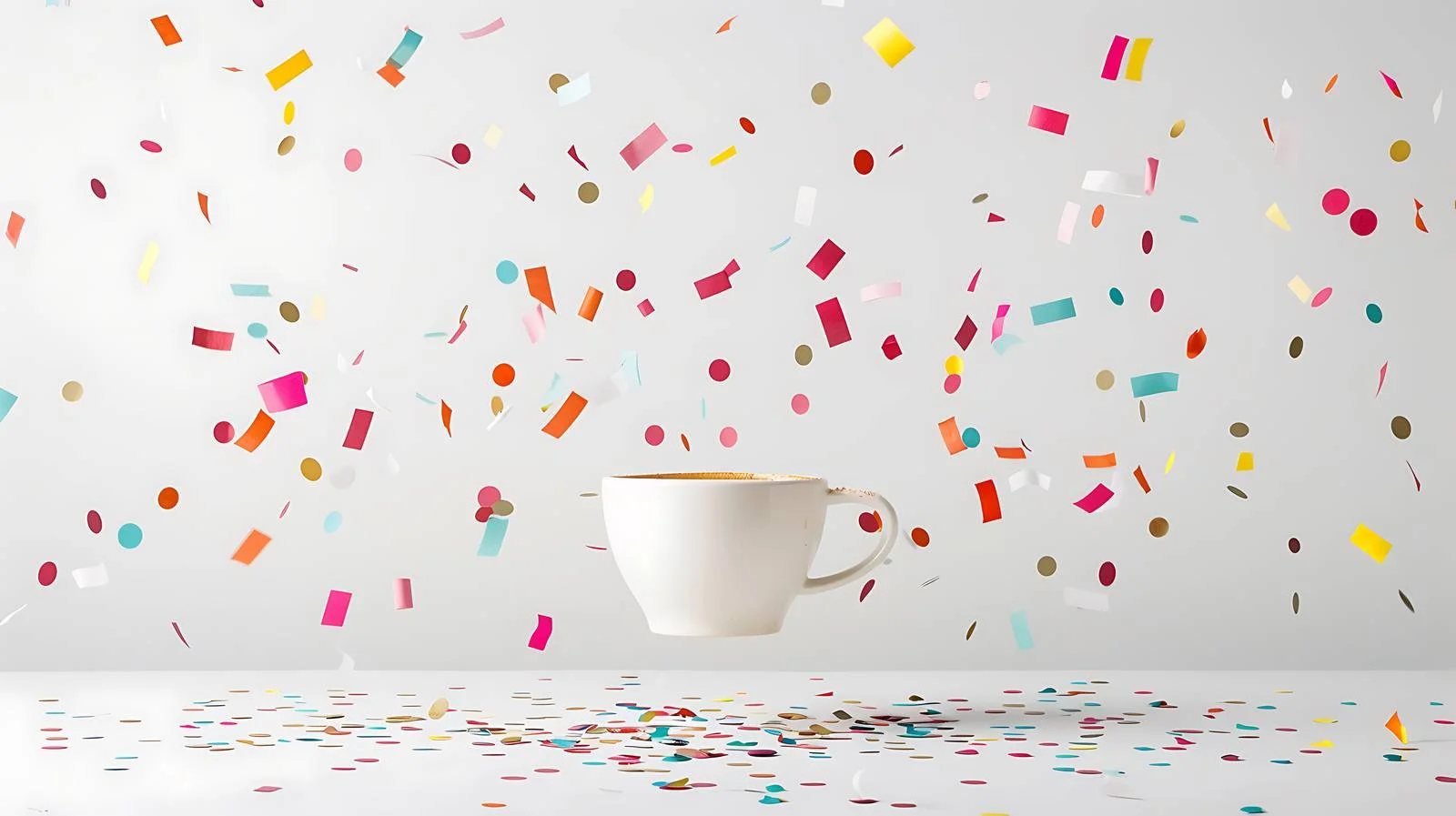 Elegant Celebration Background with Colorful Cup — free download from Dotvec