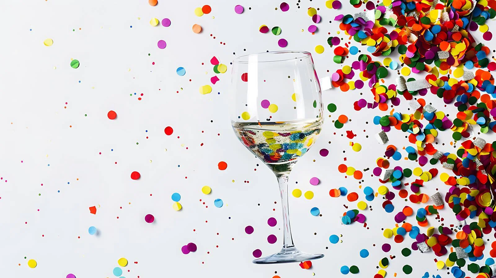 Elegant Celebration Background with Wine Glass — free download from Dotvec