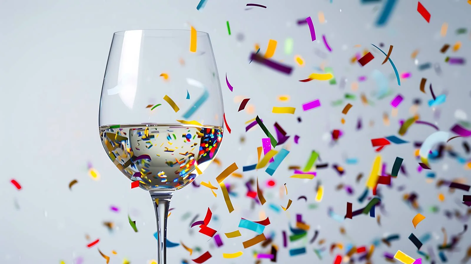 Elegant Celebration Background with Wine Glass — free download from Dotvec