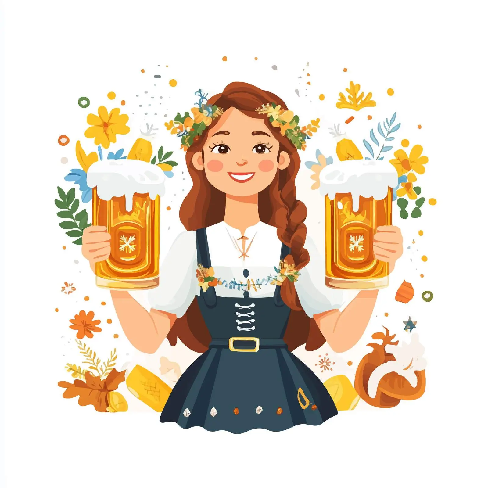Oktoberfest Celebration Vector Design — free download from Dotvec