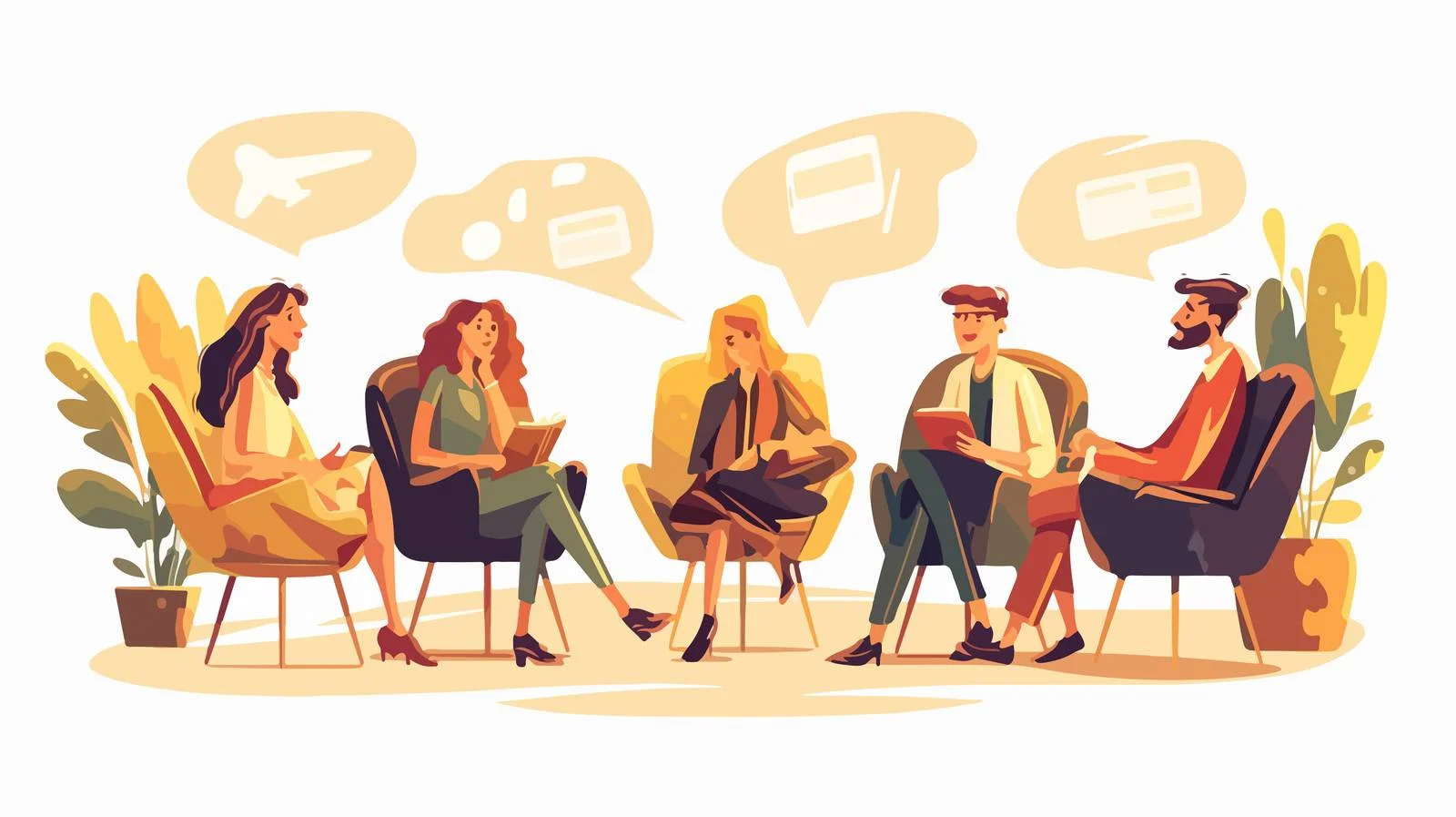 VIPs interviewed on late-night talk show — free download from Dotvec