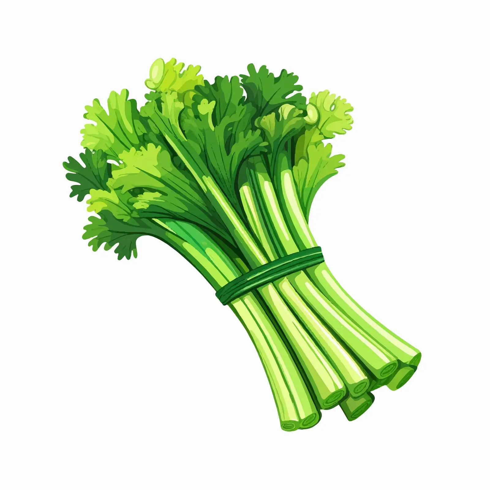 Fresh Green Celery Stalks for Healthy Diet — free download from Dotvec