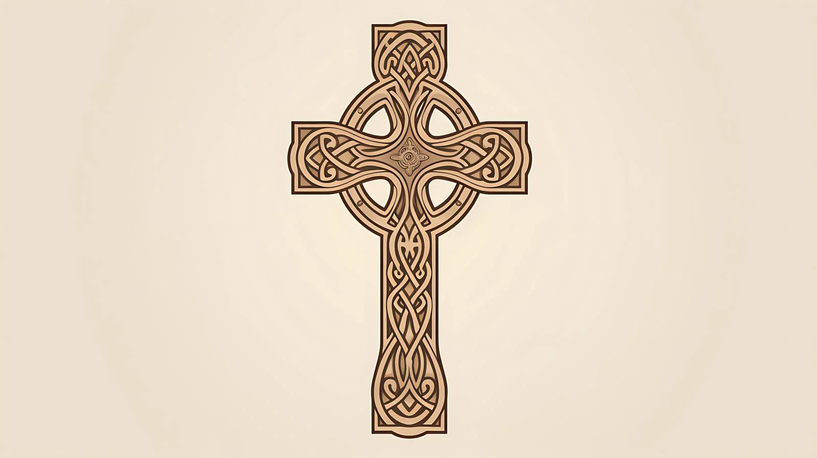 Celtic Cross Ornament — free download from Dotvec