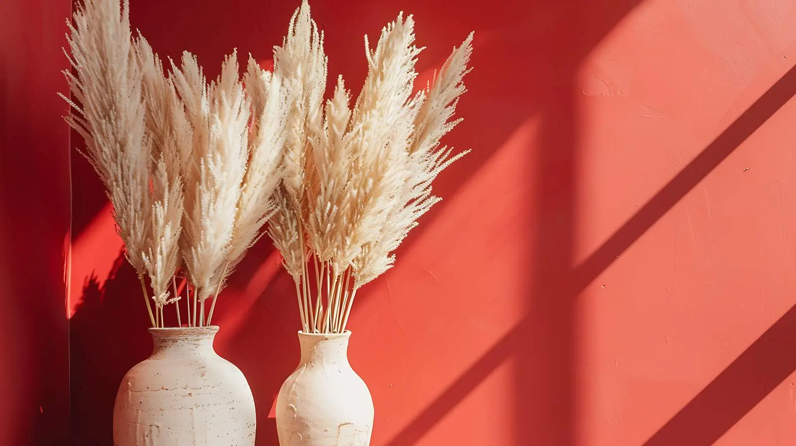 Chic Ceramic Vases with Pampas Grass Bouquet — free download from Dotvec