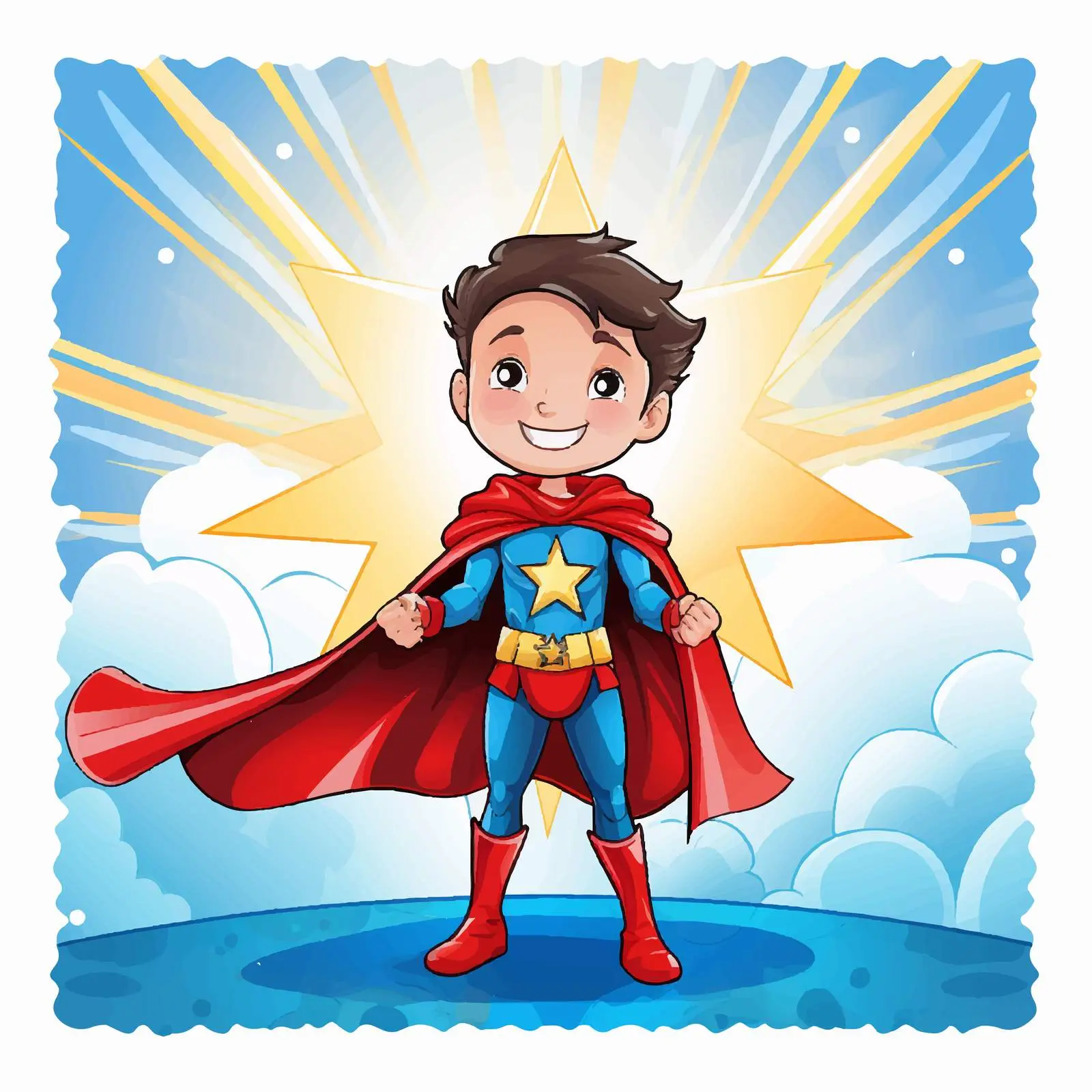 Superhero Certificate Template for Kids — free download from Dotvec
