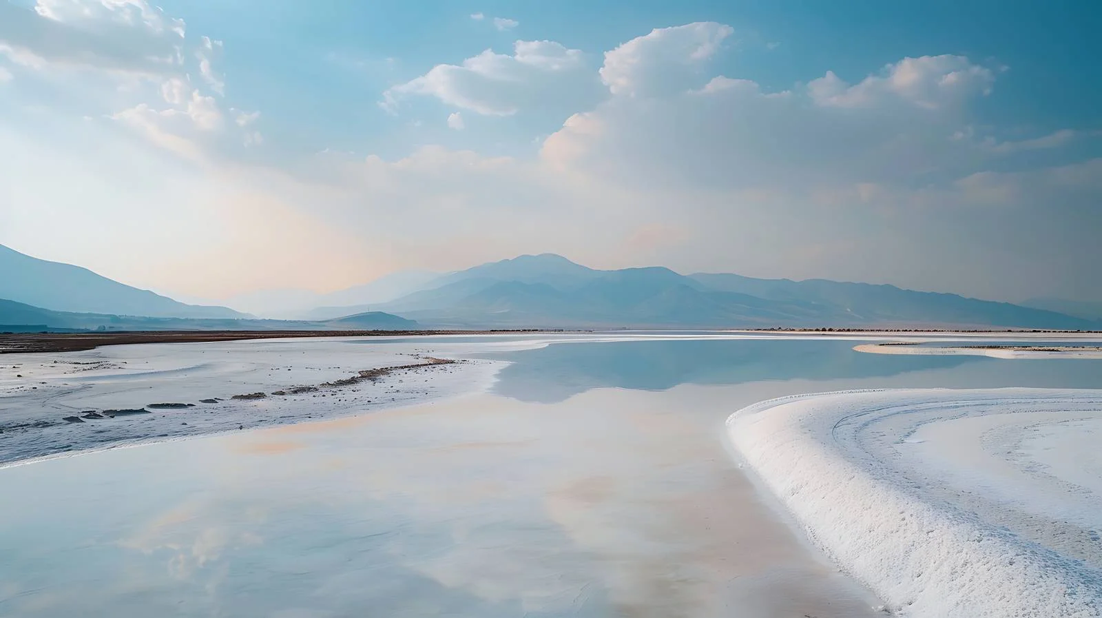 Chaerhan Salt Lake White Background Image — free download from Dotvec
