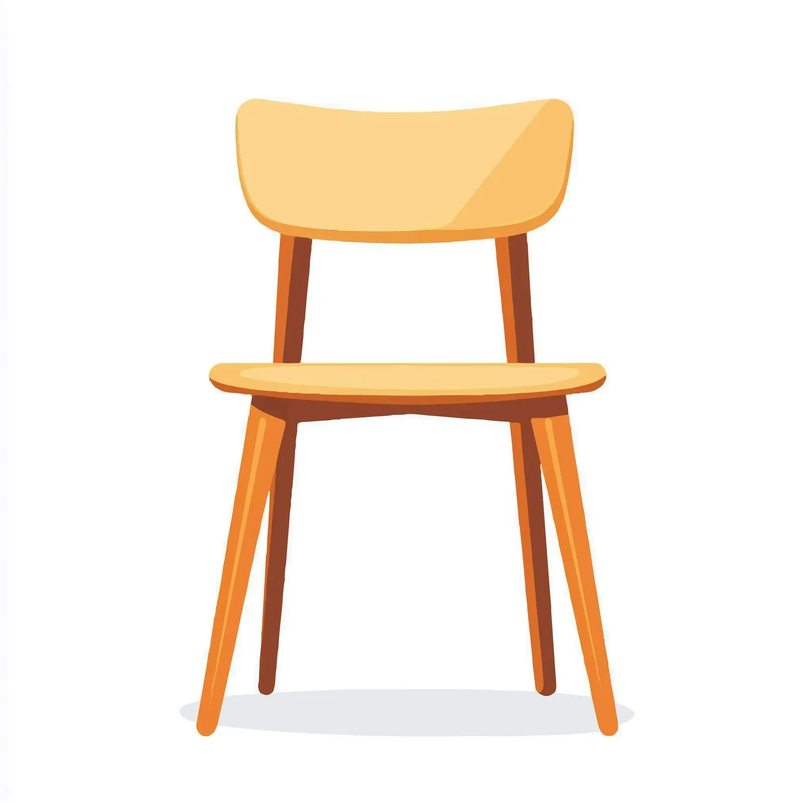 Isolated Vector Chair on White Background — free download from Dotvec