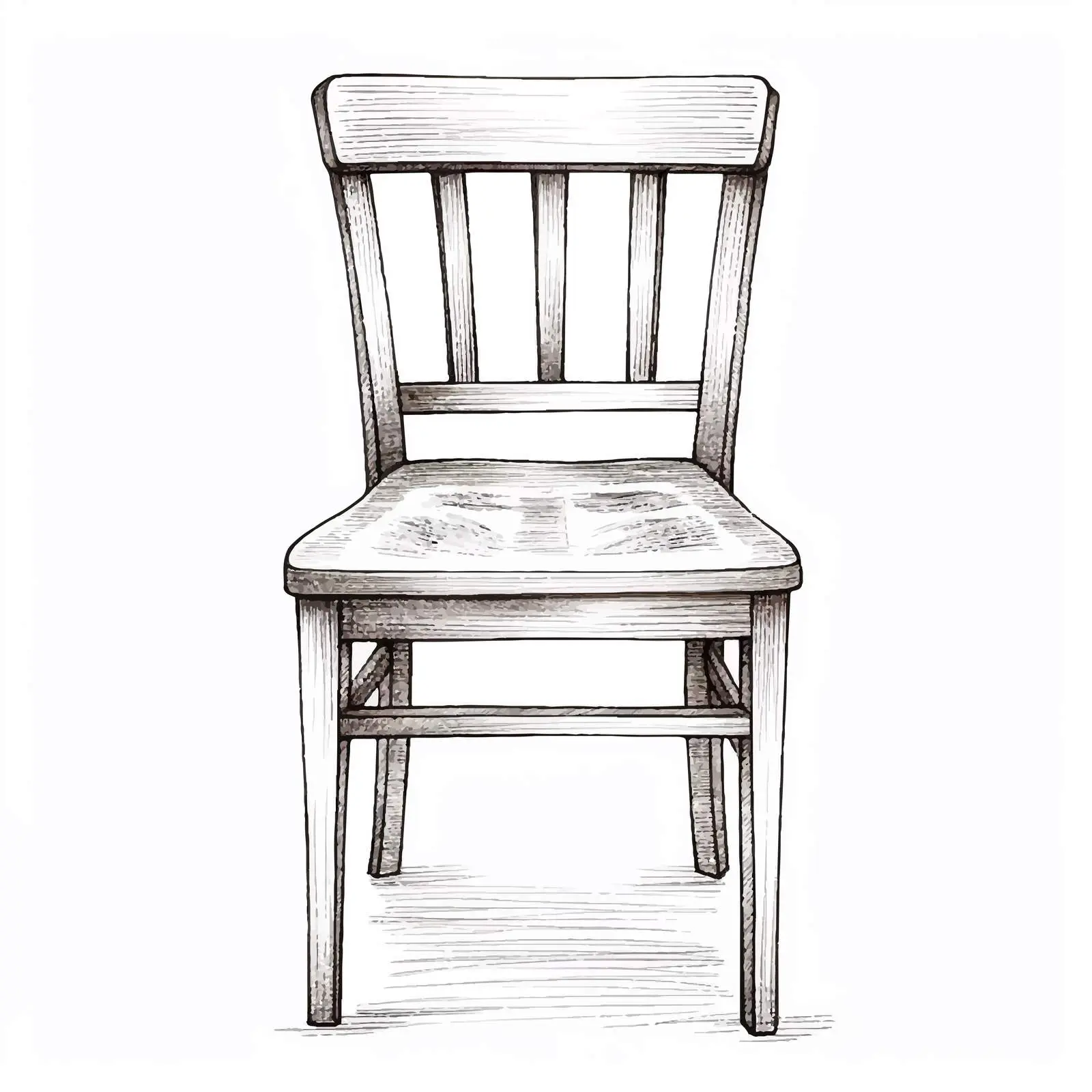 Hand-Drawn Chair Vector Illustration — free download from Dotvec