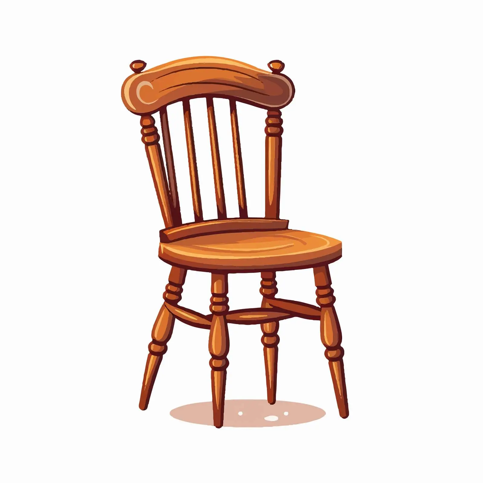 Cartoon Chair Vector Illustration Design — free download from Dotvec