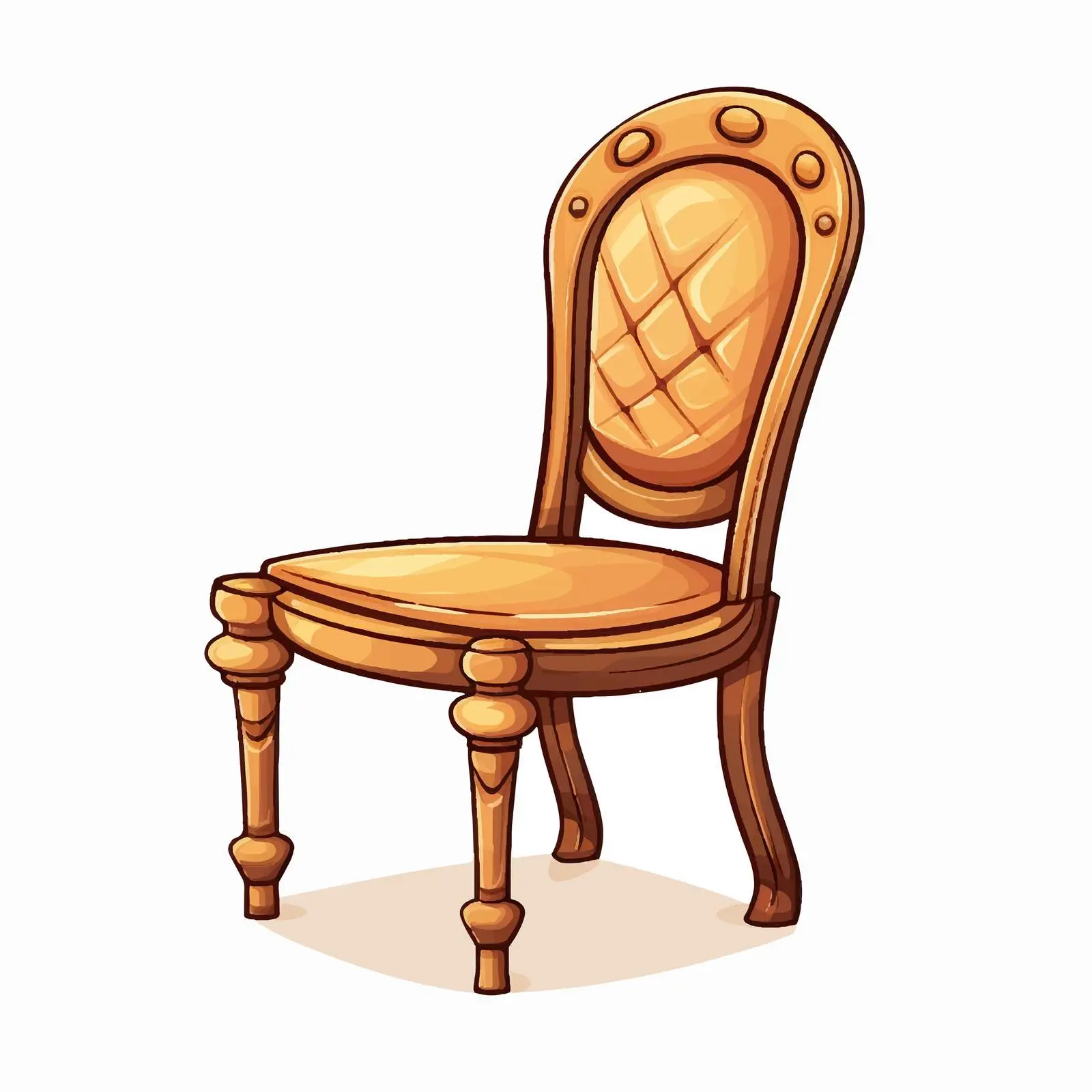 Cartoon Chair Vector Illustration — free download from Dotvec