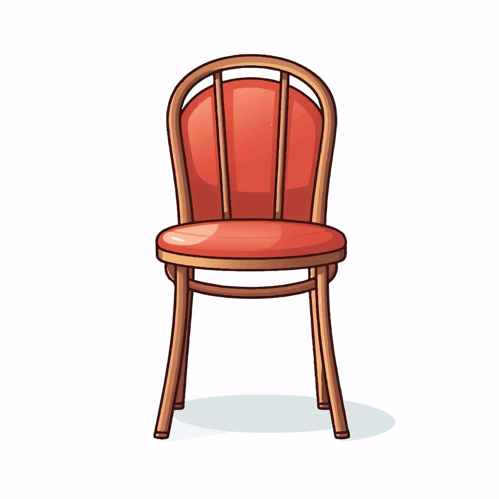 Top View Vector Chair Illustration on White Background — free download from Dotvec