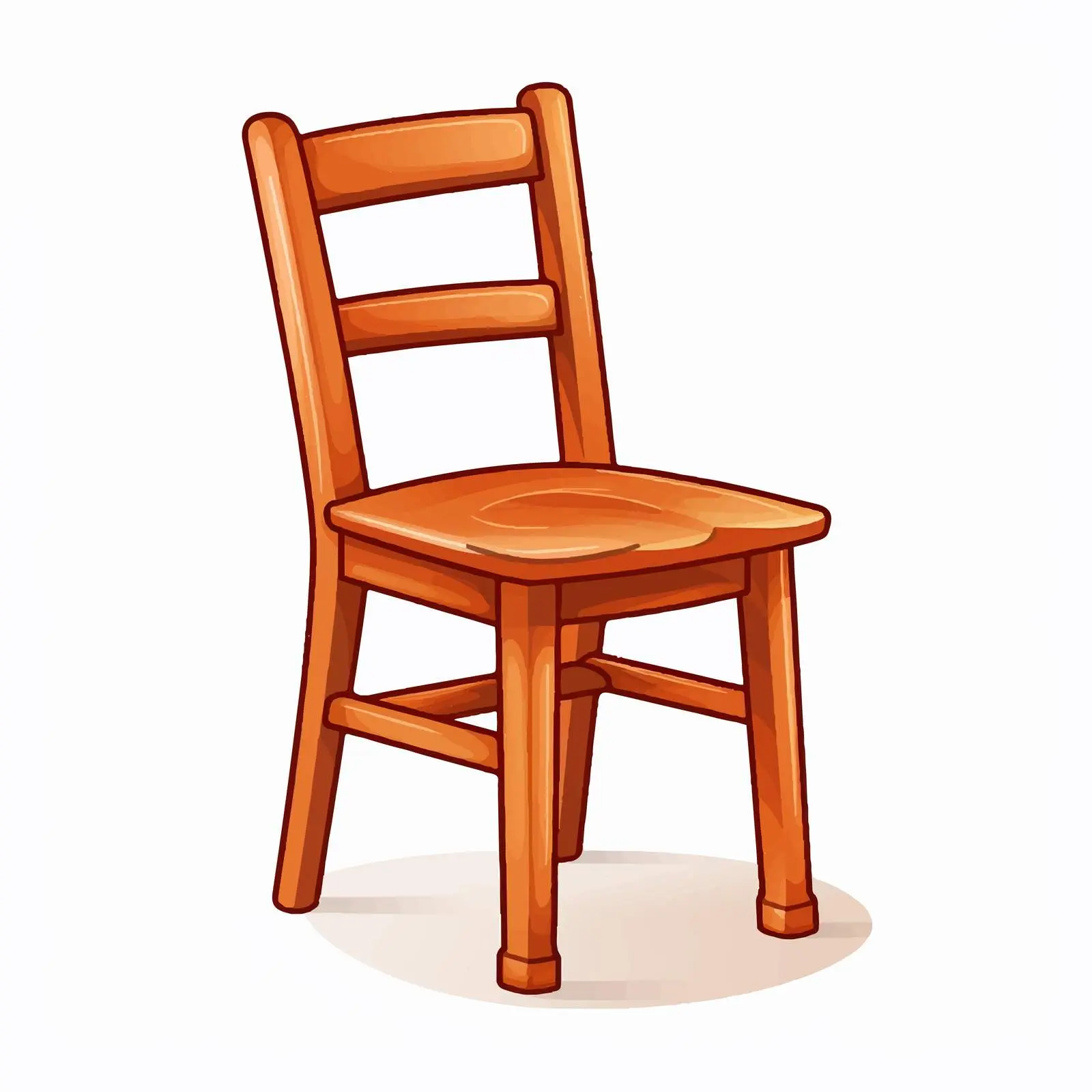 Top View Vector Chair Illustration on White Background — free download from Dotvec