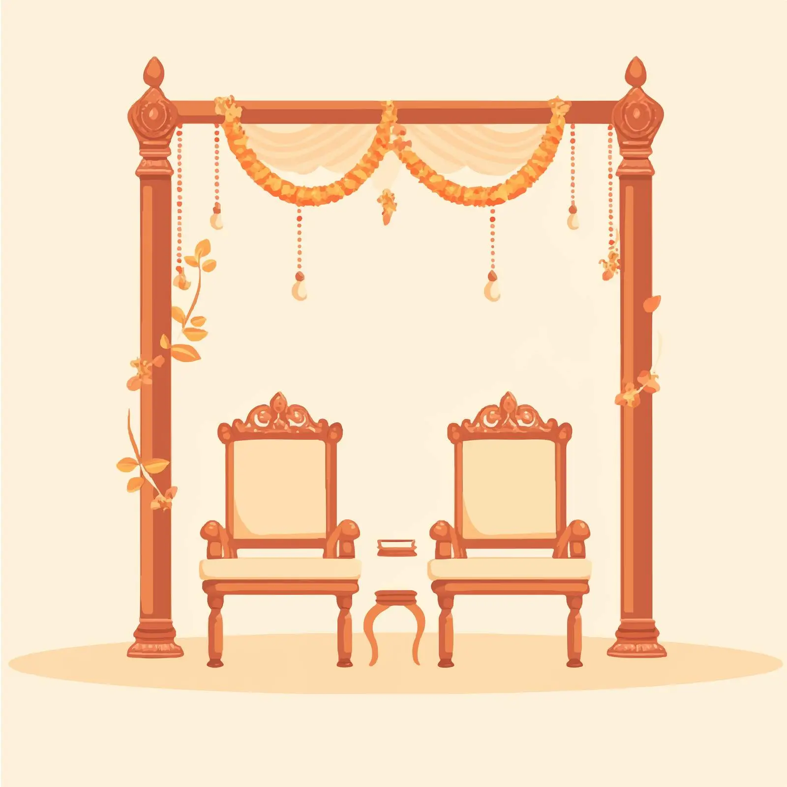 Chairs for Hindu Wedding Ceremony — free download from Dotvec