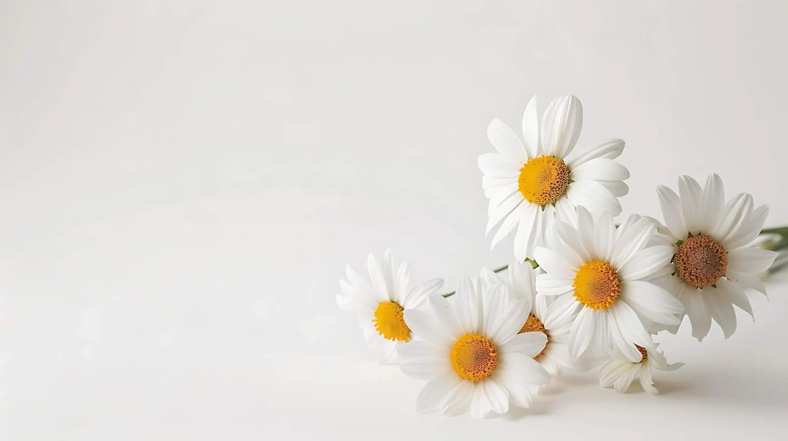 Minimal Chamomile Daisy Bouquet Floral Arrangement — free download from Dotvec