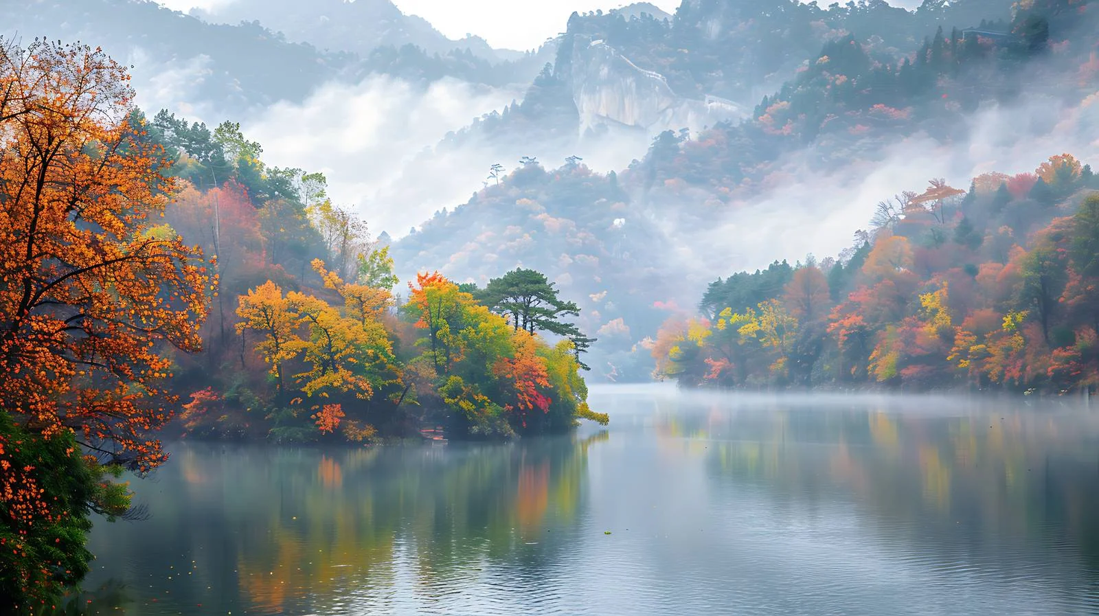 Tranquil Autumn Morning at Changzhi Banshan — free download from Dotvec