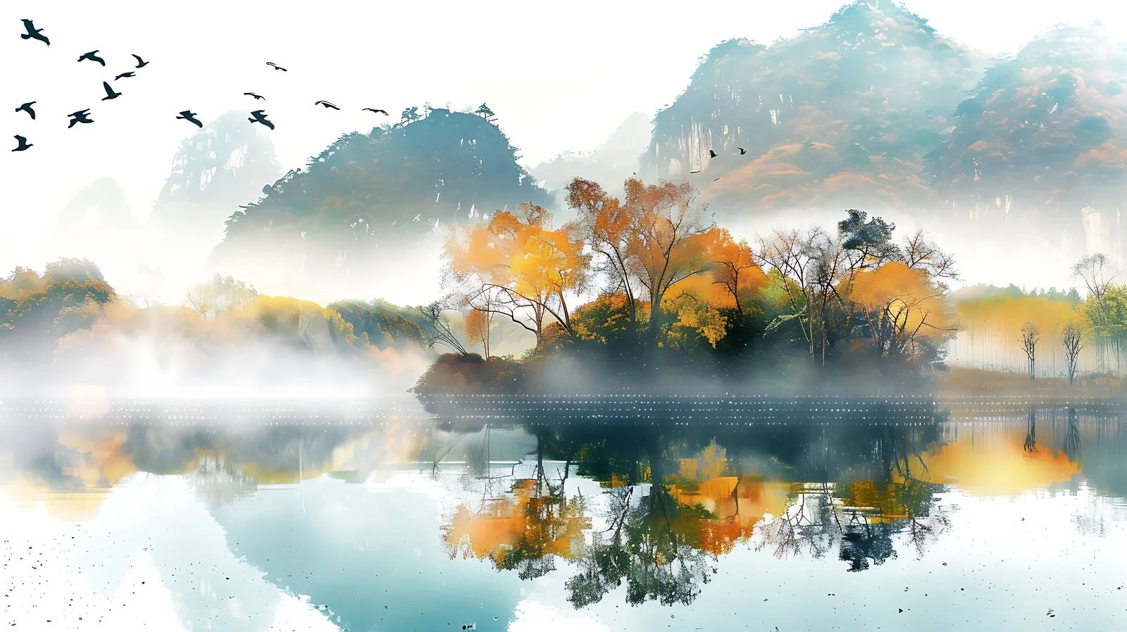 Tranquil Autumn Morning in Changzhi Hills — free download from Dotvec
