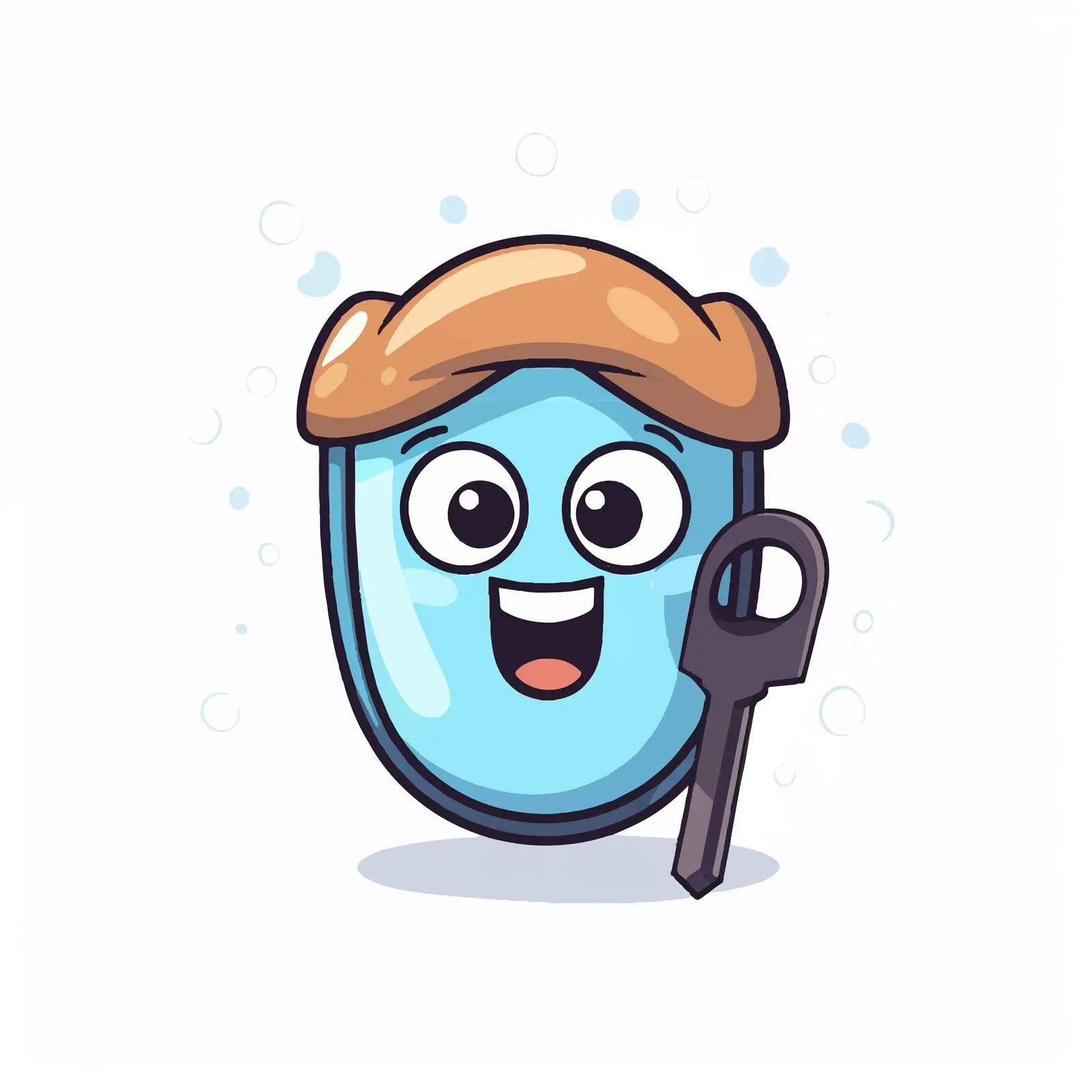 Secure Key Protection Vector Illustration — free download from Dotvec