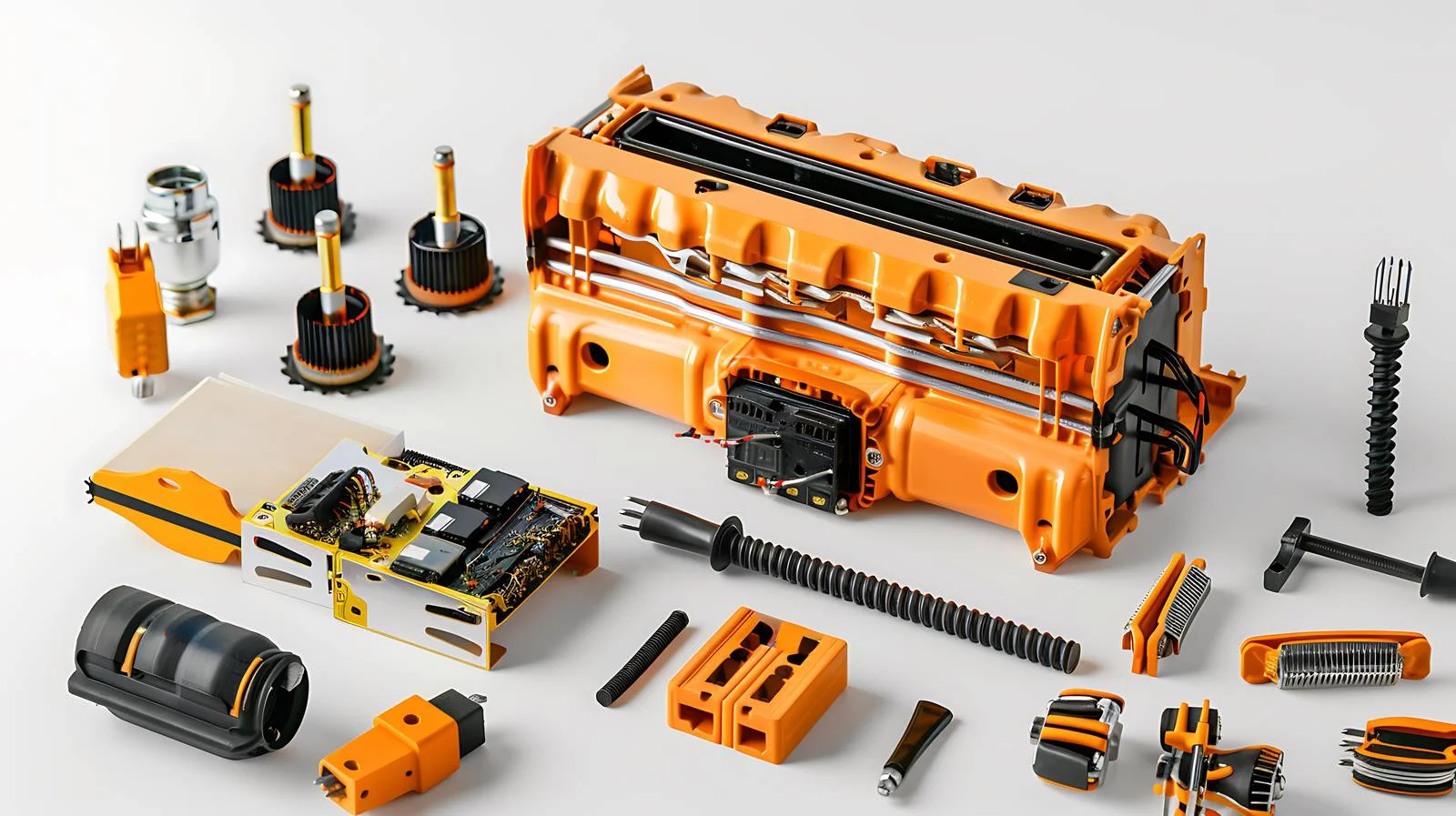 Electric Motor Battery Charging Process — free download from Dotvec