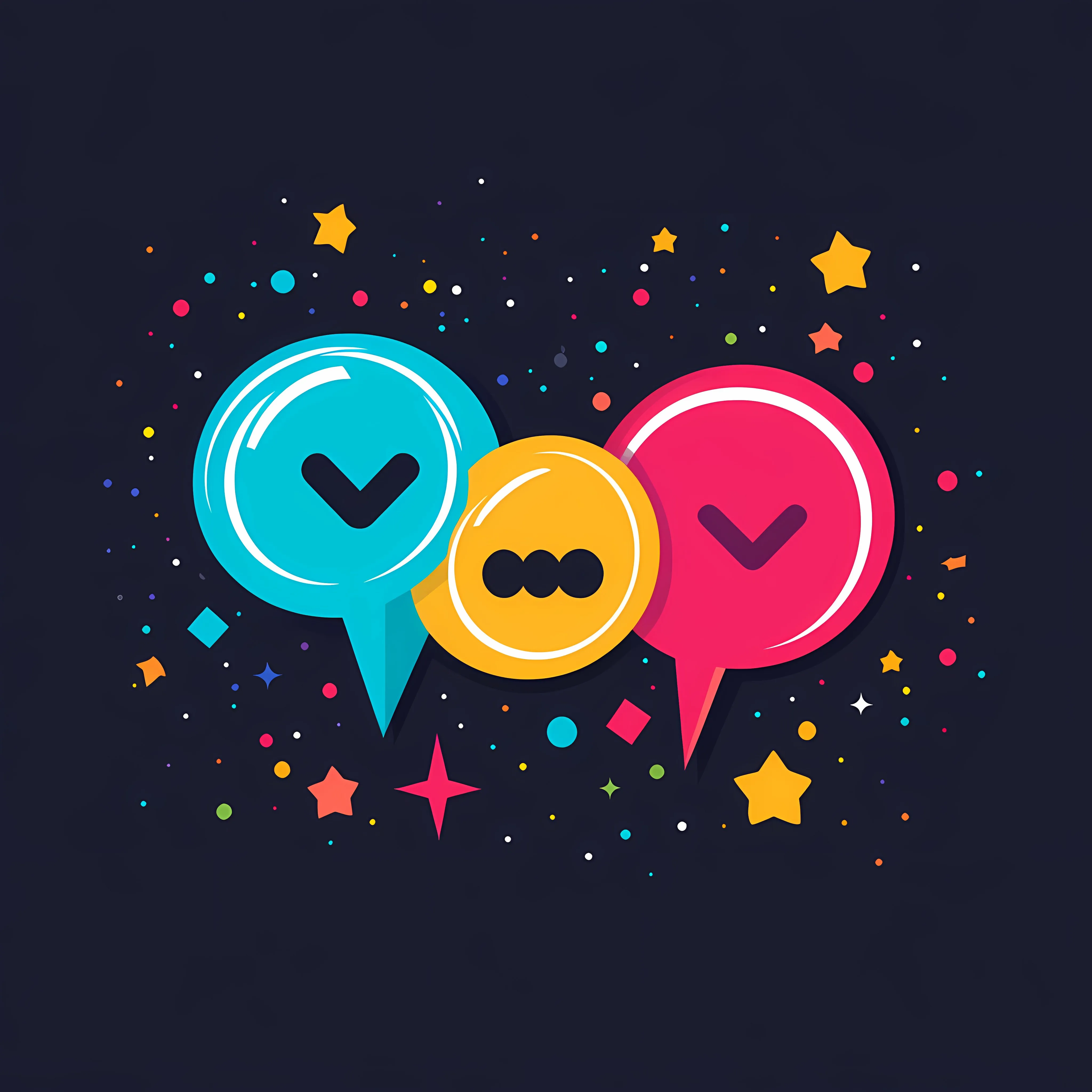 Chat Bubble Speakbox Icon Vector Illustration — free download from Dotvec
