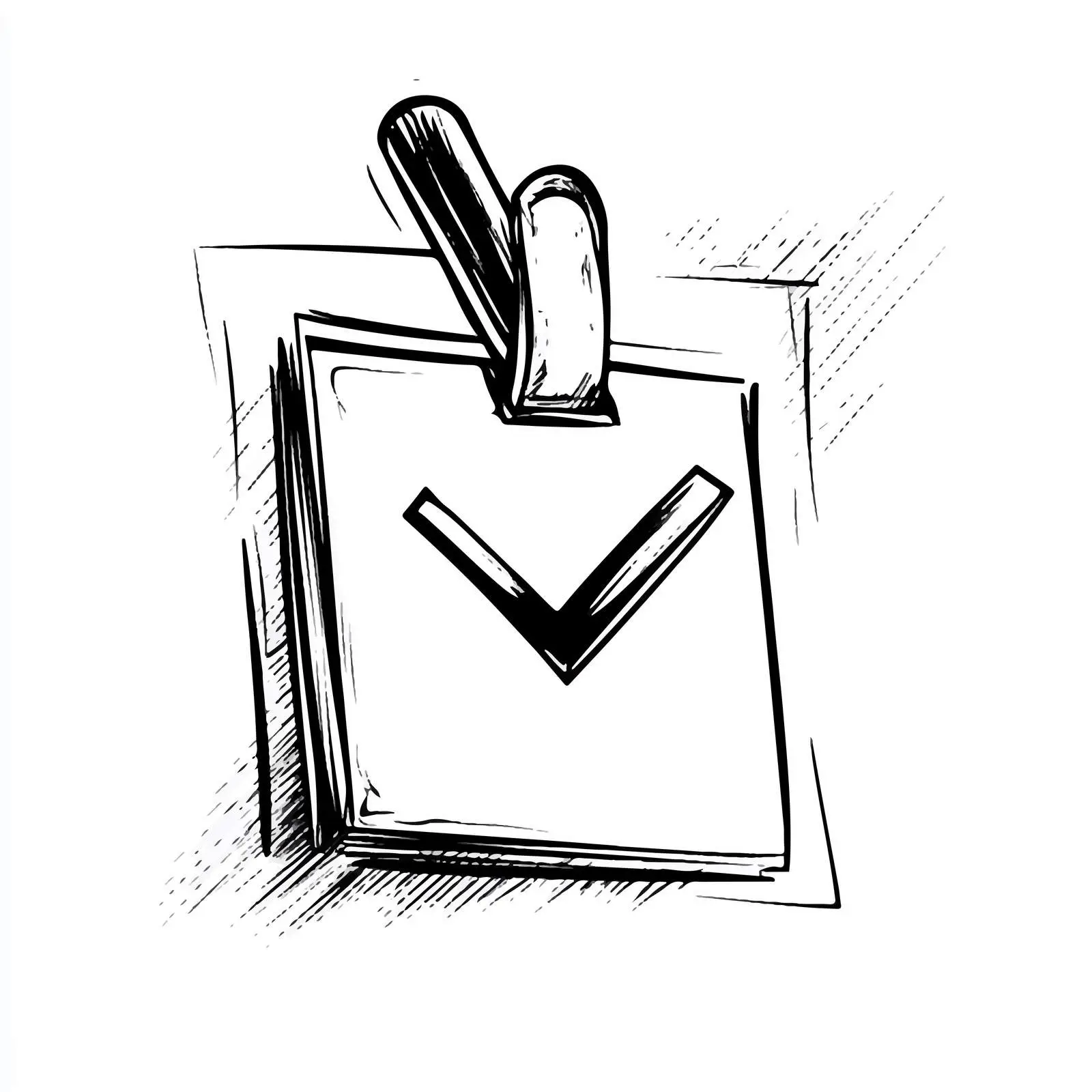 Cartoon Check Box Vector Illustration — free download from Dotvec