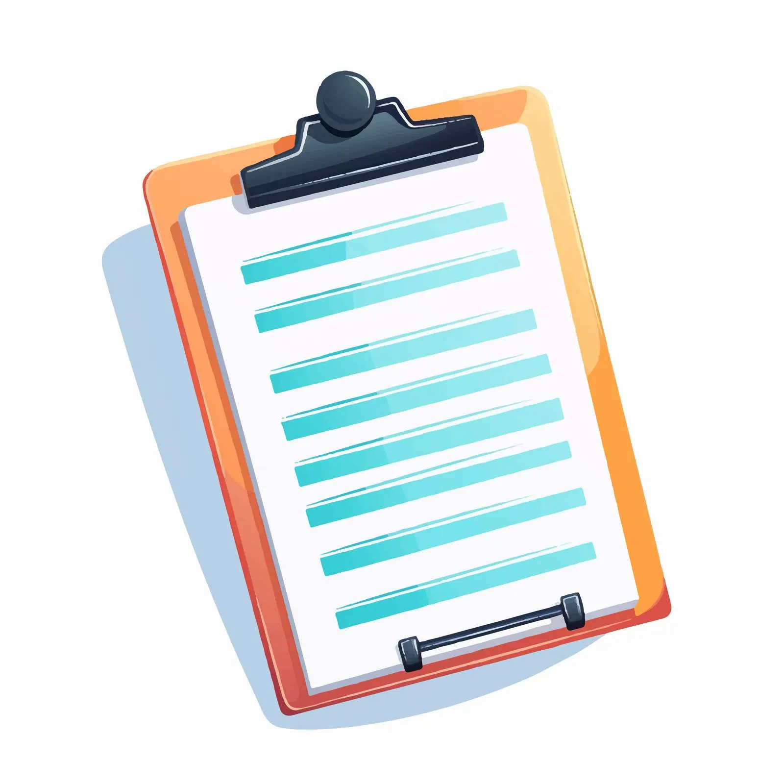 Cartoon Checklist Clipboard Vector Illustration — free download from Dotvec