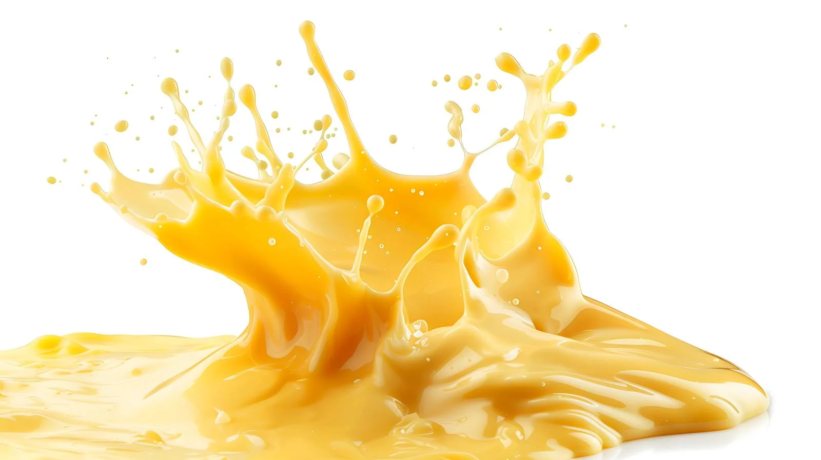 Luscious Cheddar Cheese Sauce Splashes Dramatically — free download from Dotvec