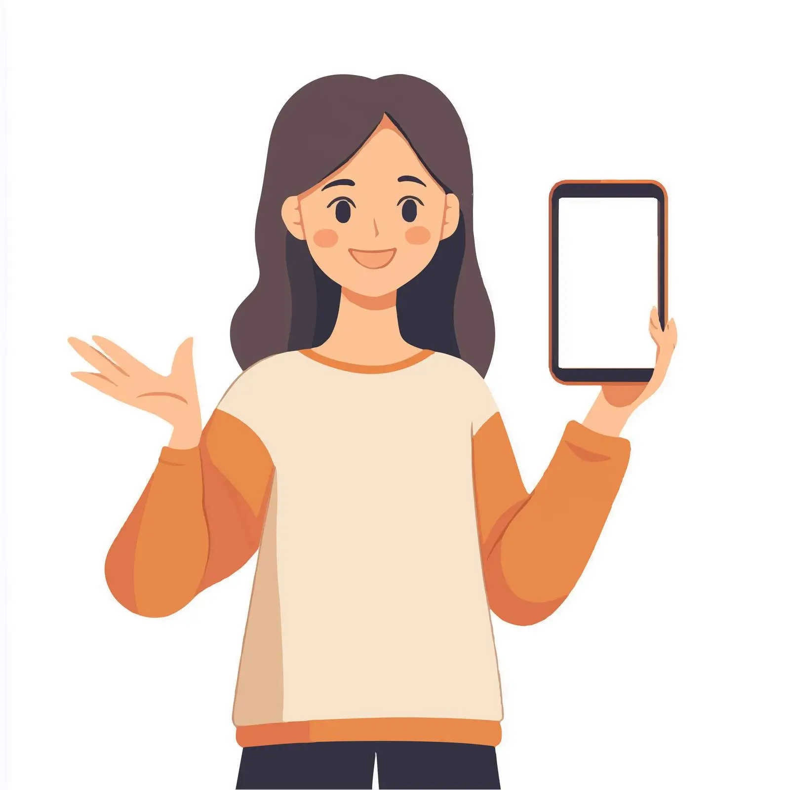 Cheerful Young Woman Expressing Joy — free download from Dotvec